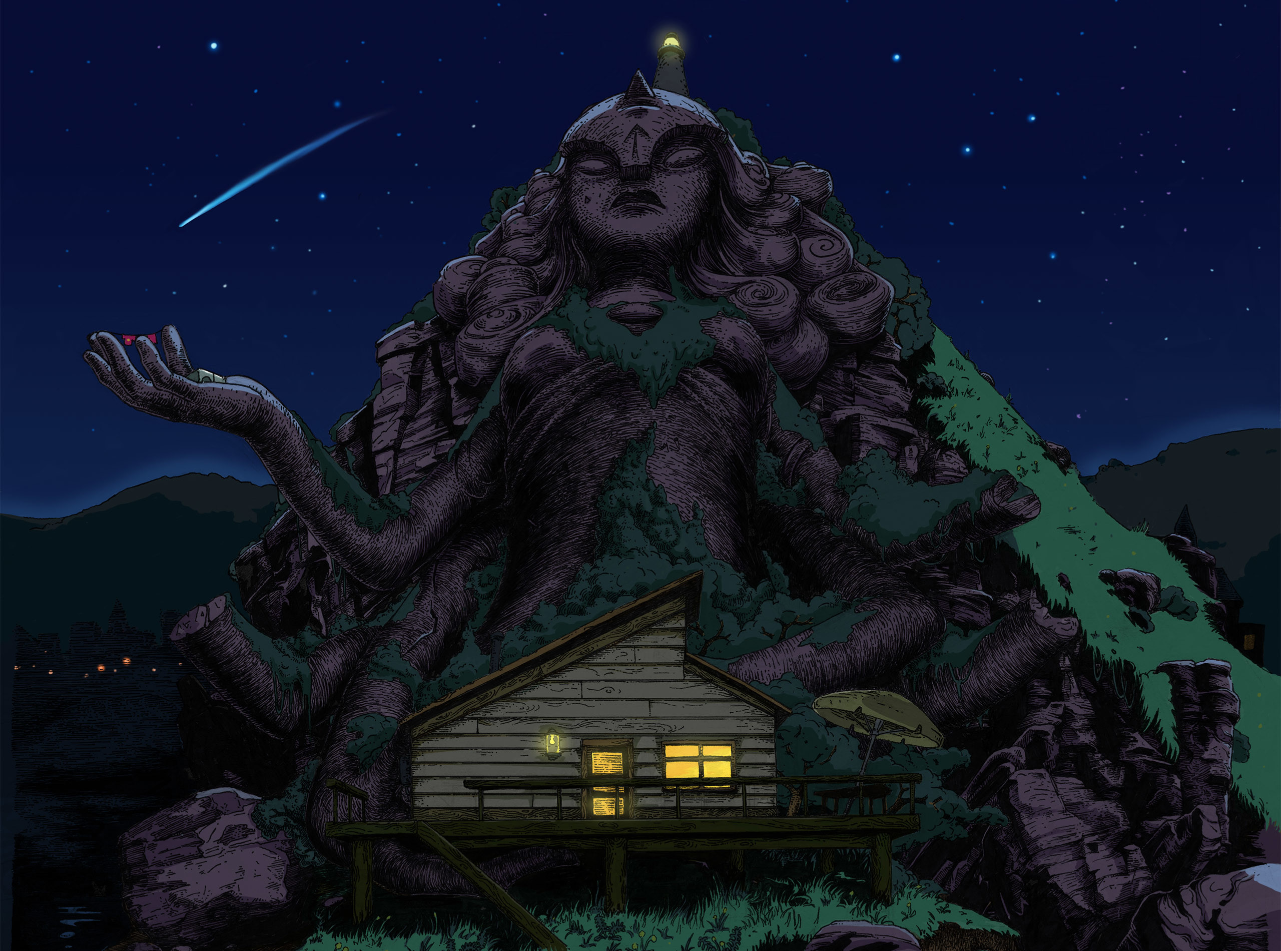 Steven Universe, Tempio di cristallo, Notte, Casa sulla spiaggia, schermata Home iPad