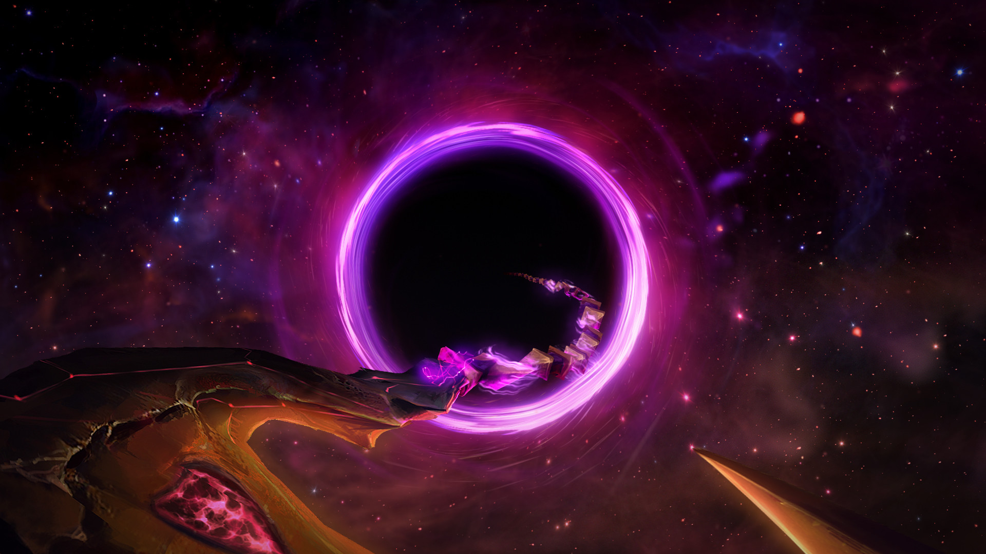 Kassadin, League of Legends, Vuoto, Spazio, 1920x1080, sfondo per PC