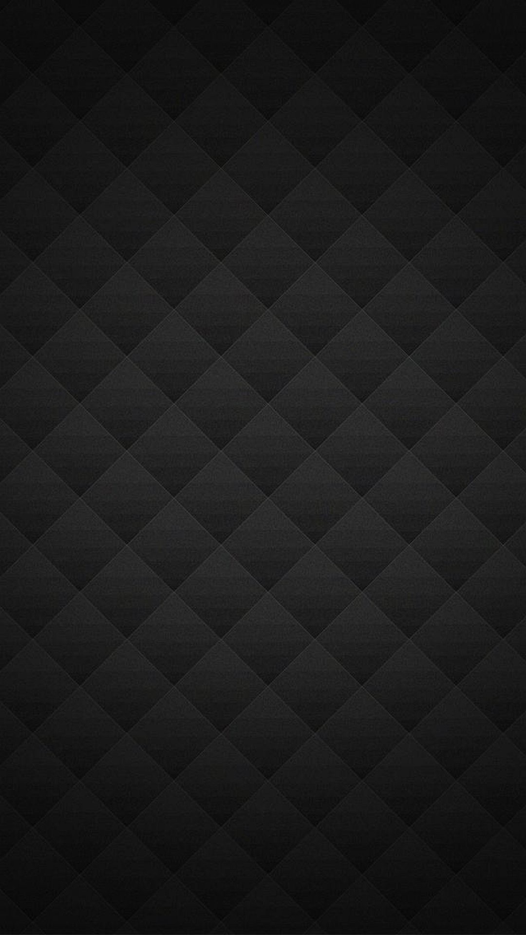 Texture trapuntata, Sfondo nero, Rombi, schermata Home dello smartphone
