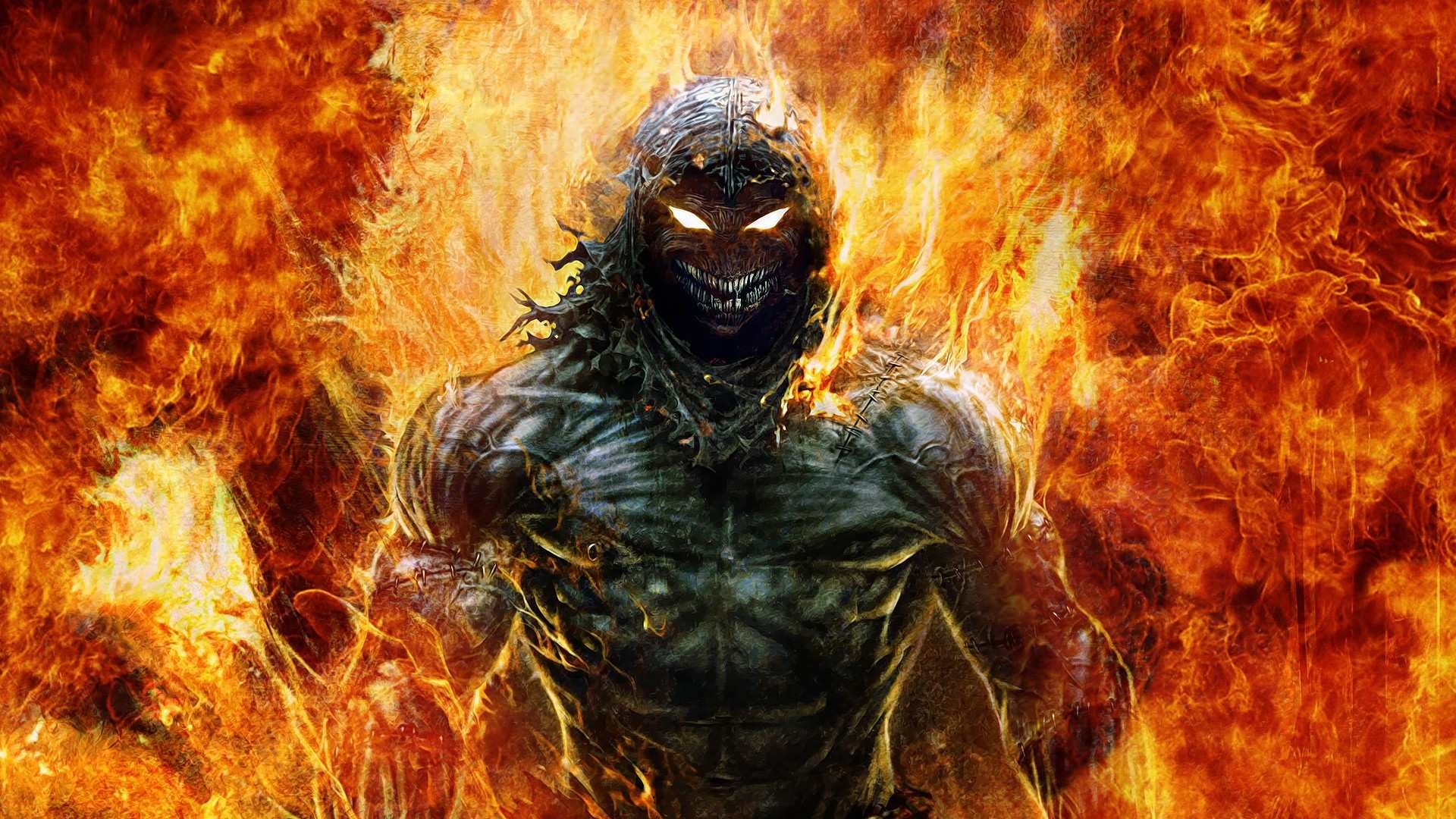 Disturbed, The Guy, Indestructible, Fiamme, Mostro, 1920x1080, immagine di sfondo