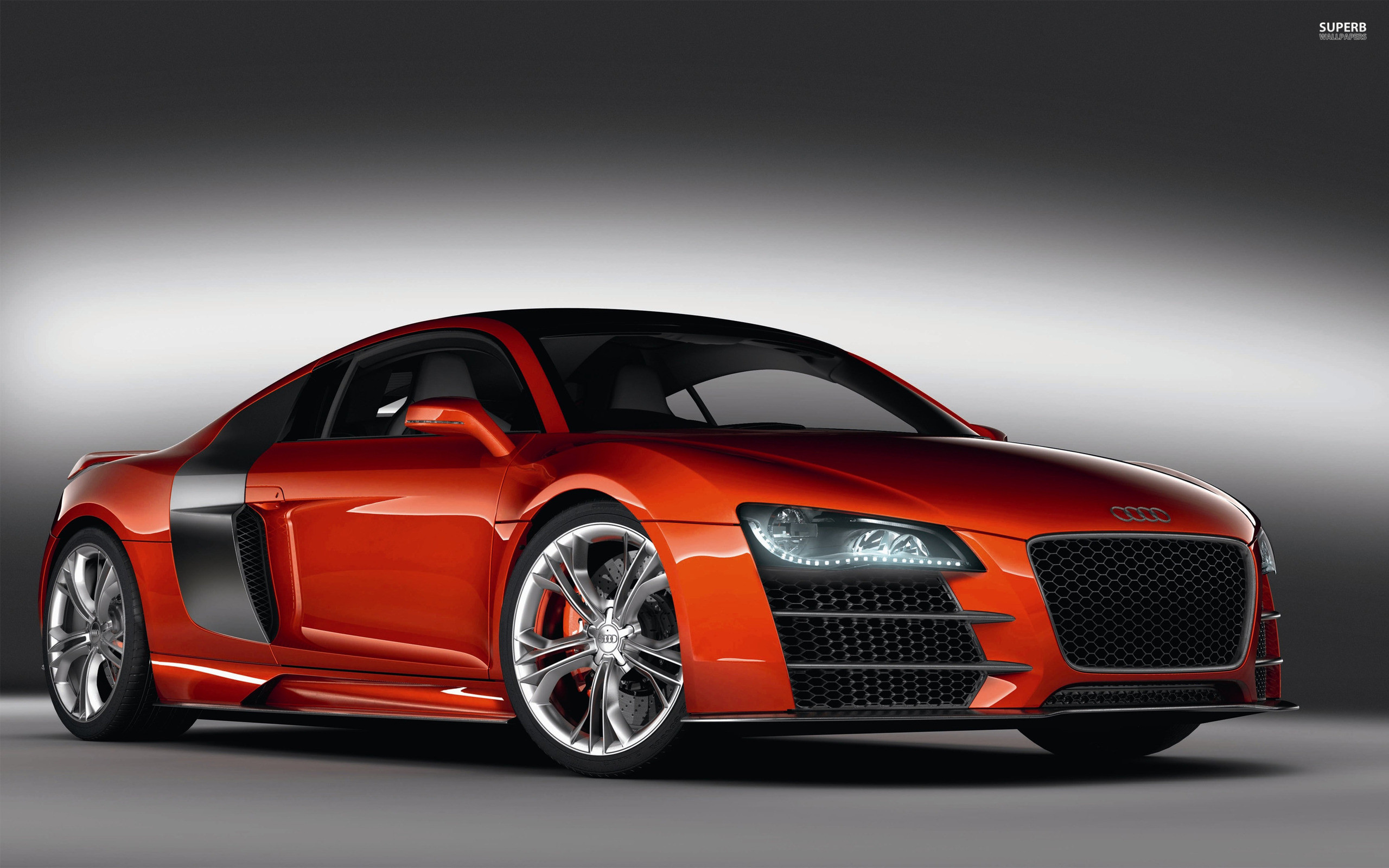 Audi R8 TDI Le Mans, Concept car, Audi, Arancione, 2560x1600, sfondo MacBook Pro