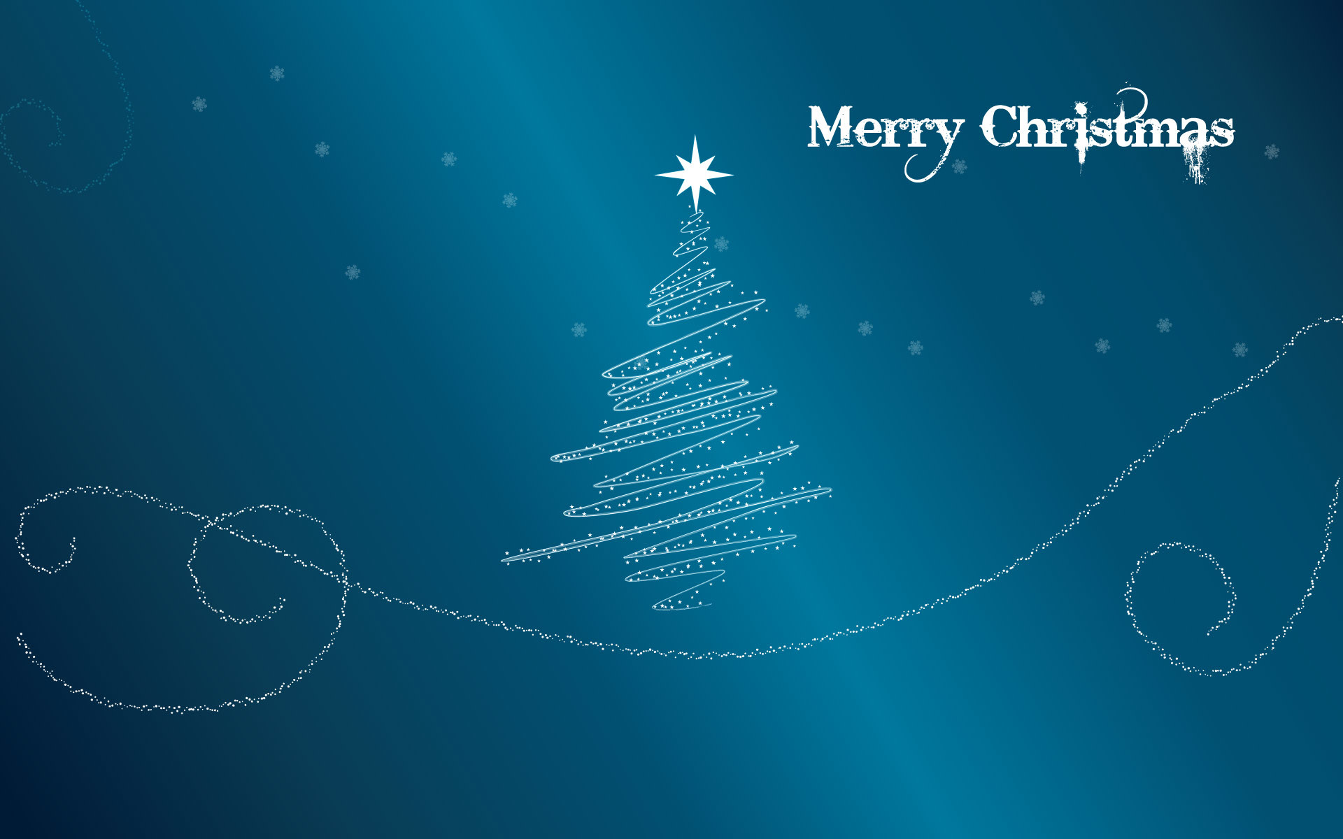 Merry Christmas, Albero di Natale, Brillantini, Blu, 16:10 Full HD, sfondo widescreen