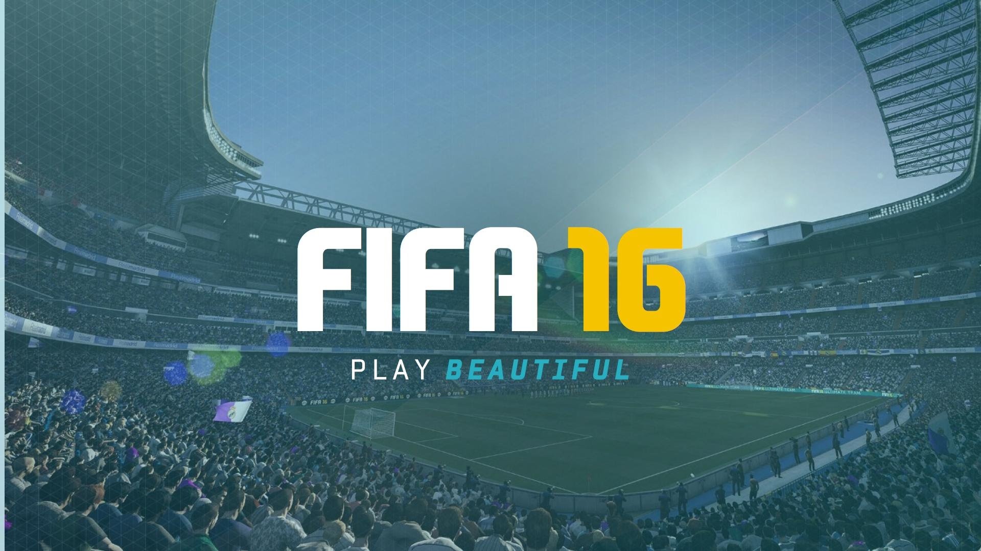FIFA 16, Play Beautiful, Stadio, Logo, Full HD, wallpaper per PC