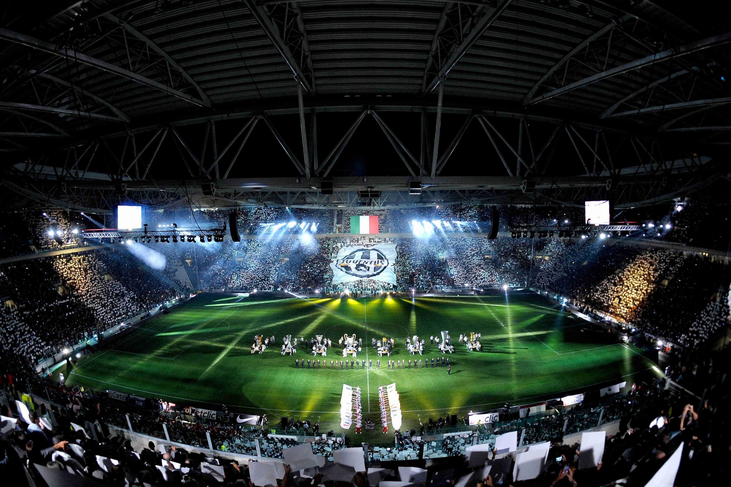 Juventus Stadium, Luci, Notte, Cerimonia, Full HD, sfondo per portatile