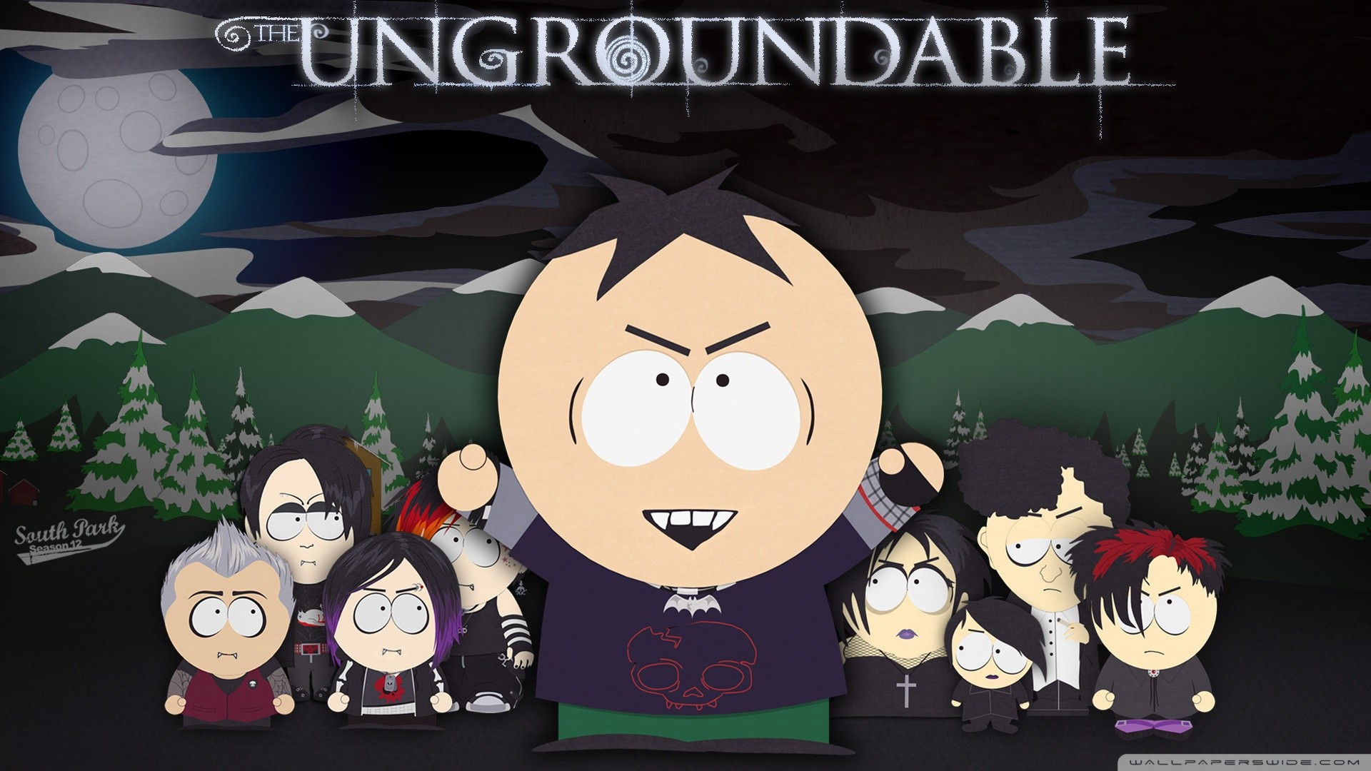 South Park, Ungroundable, Butters Stotch, Goth Kids, Vampiri, Full HD, sfondo Windows 11