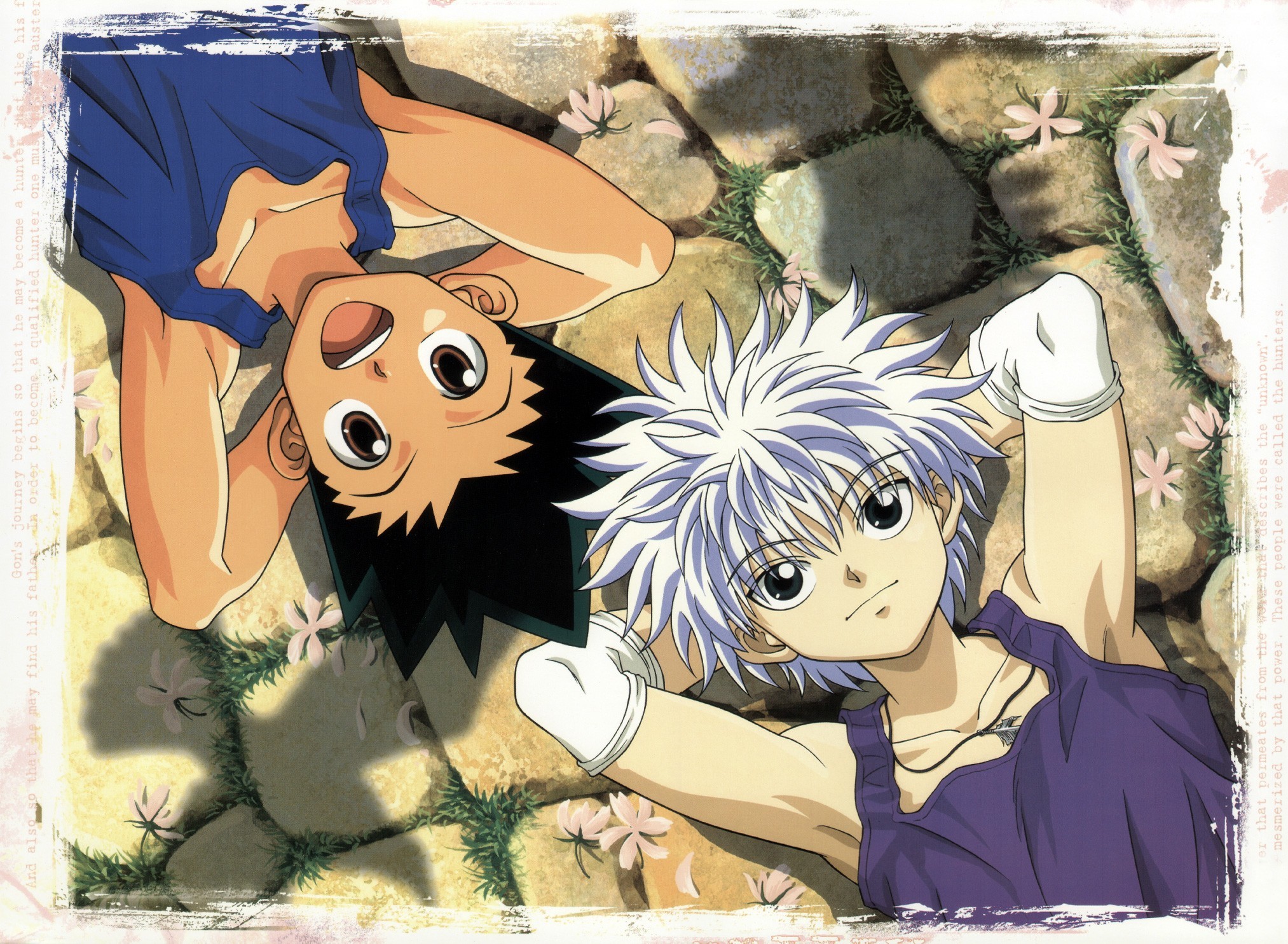 Gon Freecss, Killua Zoldyck, Hunter x Hunter, Amicizia, Anime, Full HD, sfondo per PC e portatile