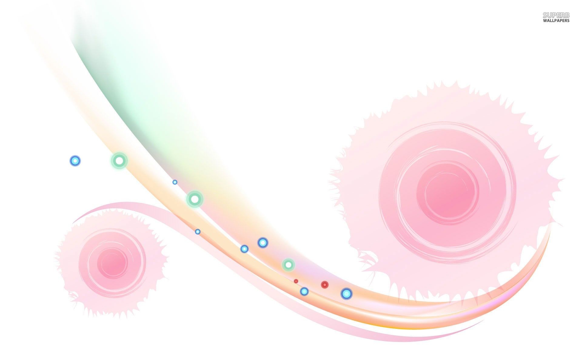 Spirali, Astratto, Rosa, Sfondo bianco, 1920x1200, wallpaper desktop