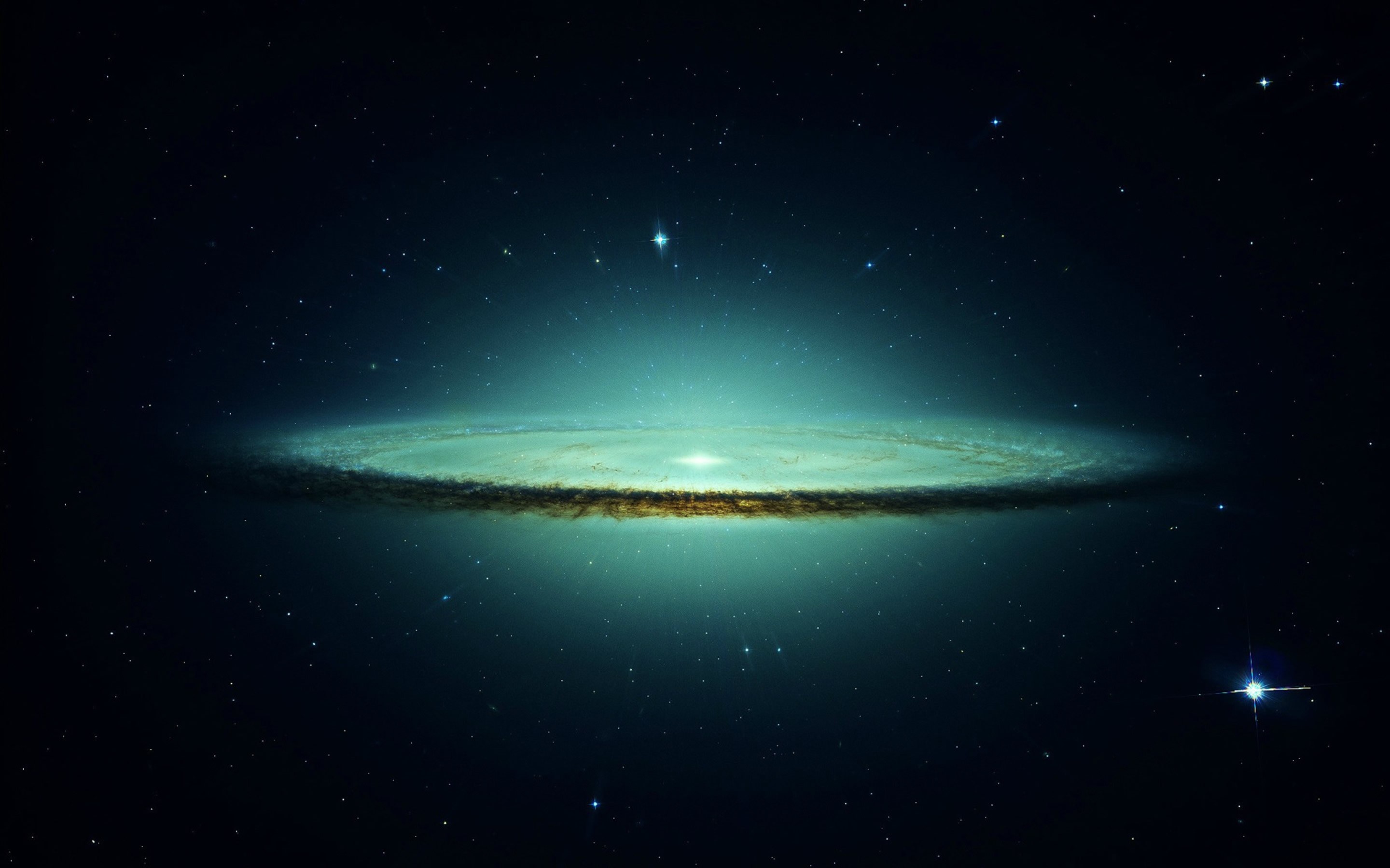 Galassia Sombrero, Spazio, Stelle, 2K, sfondo Mac