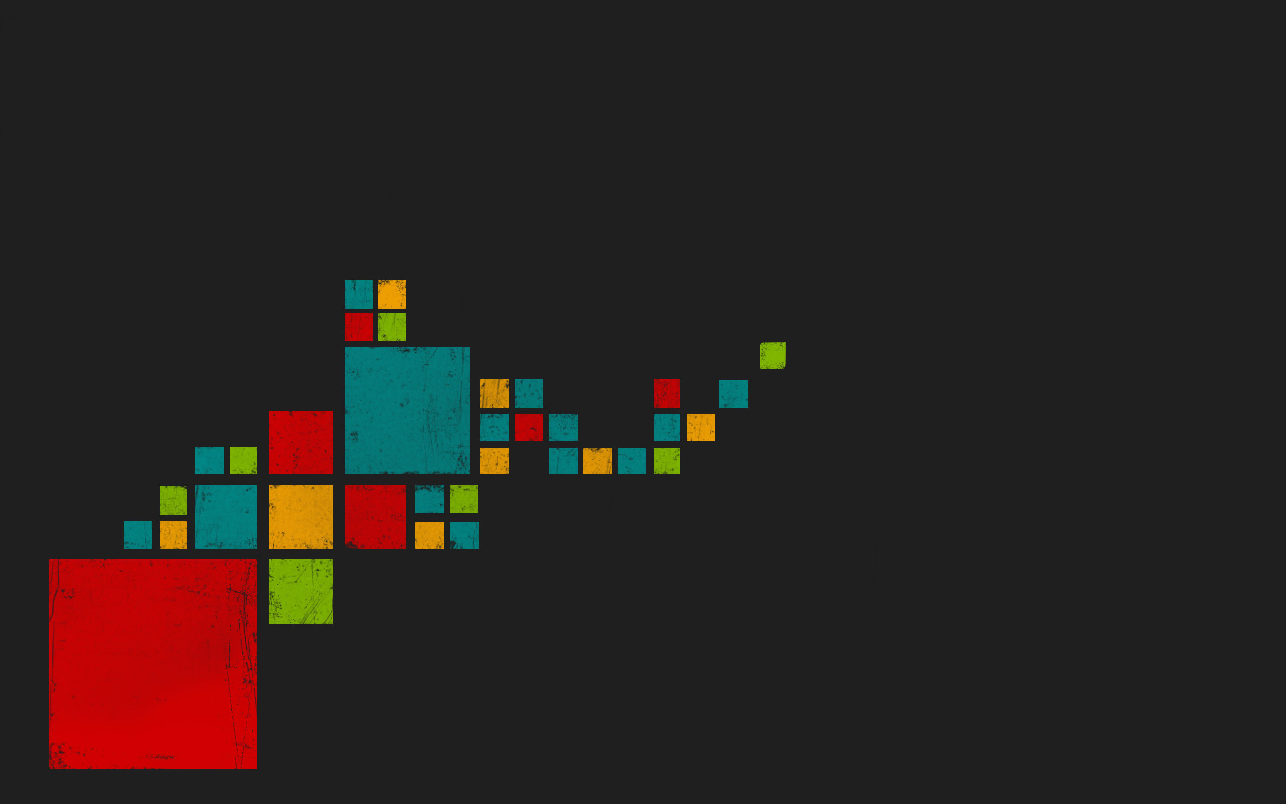 Pixel, Quadrati, Astratto, Sfondo nero, 2560x1600, wallpaper desktop