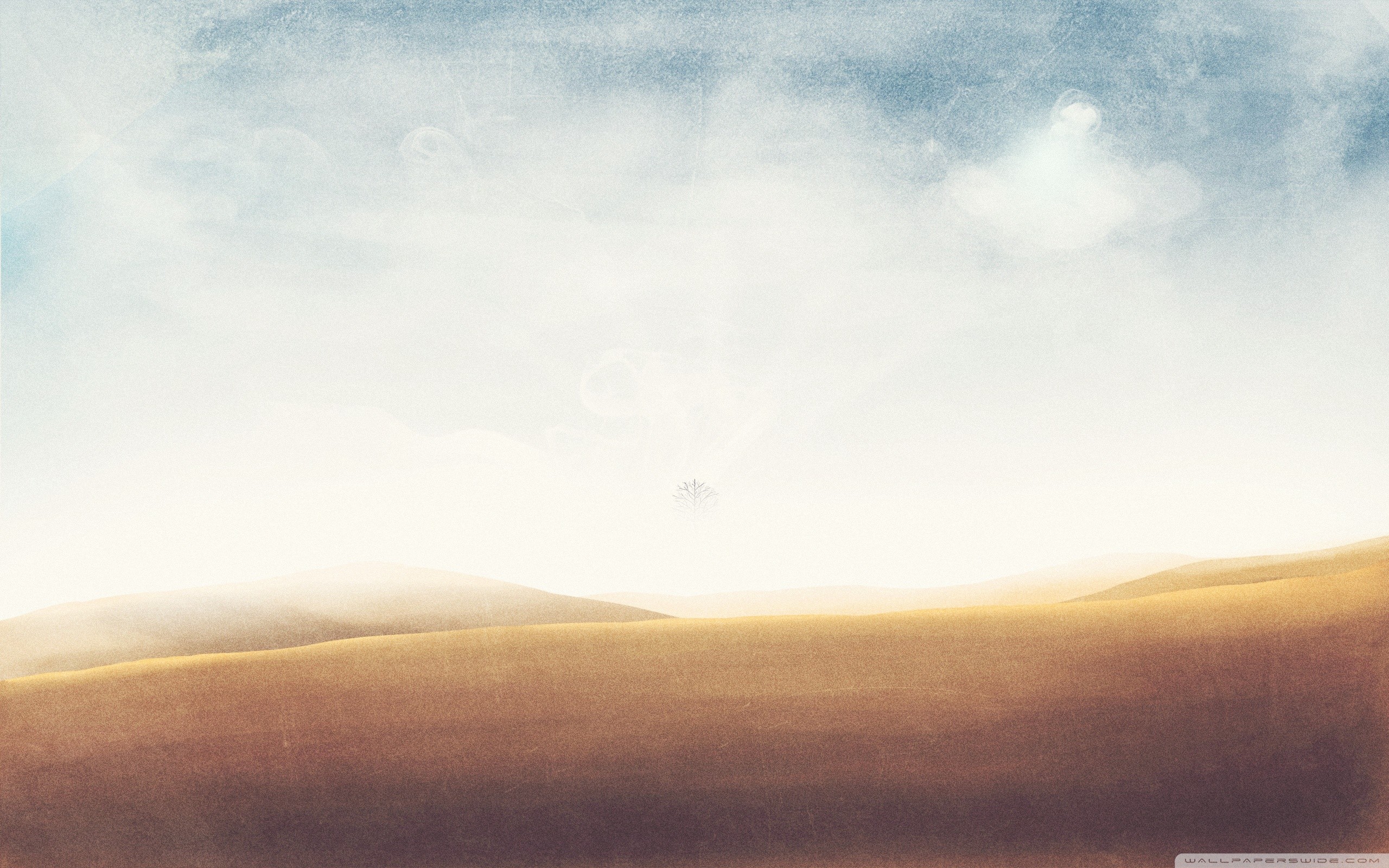 Dune, Foschia, Cielo bianco, Minimalismo, 2K 1600p, sfondo desktop