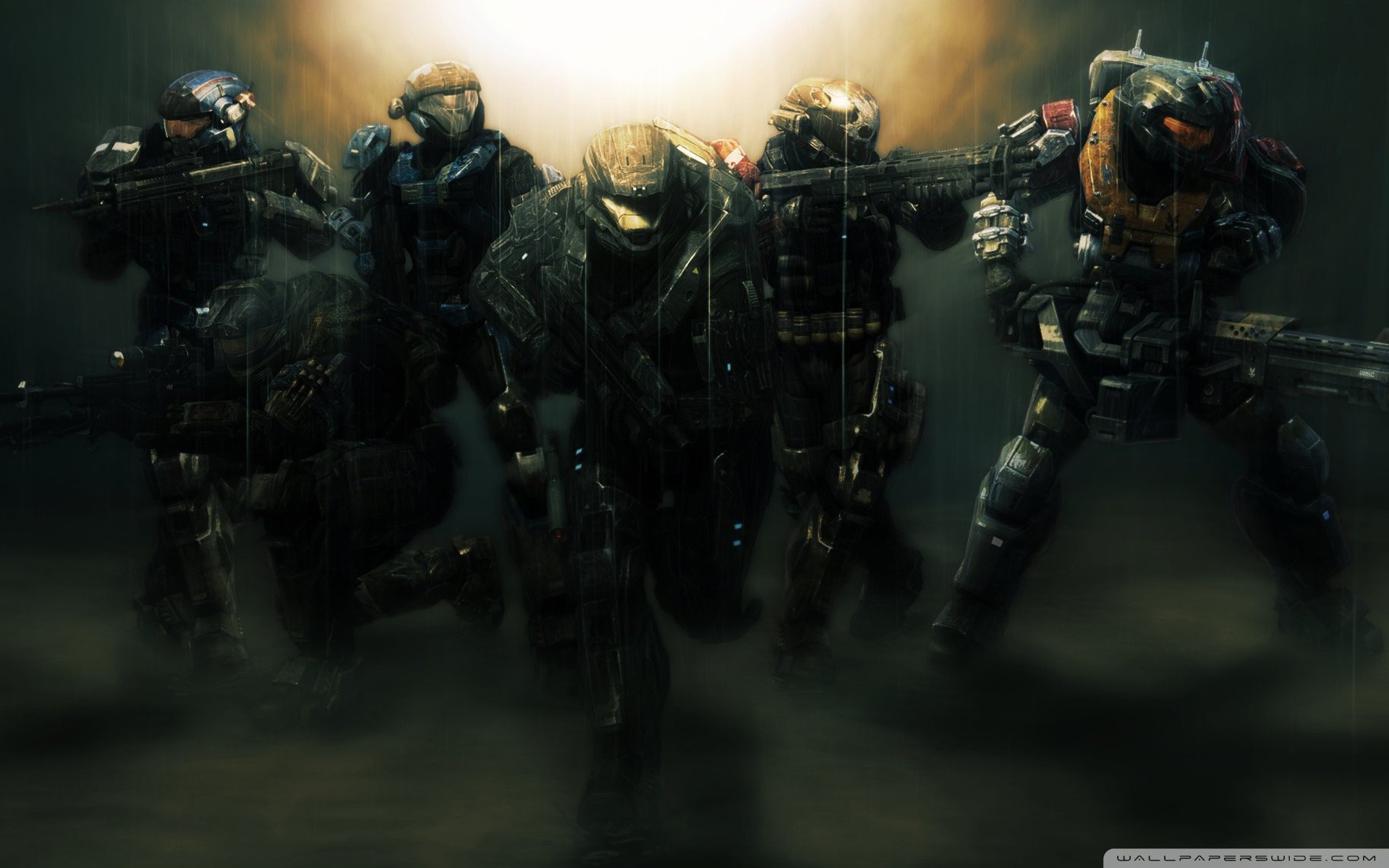Noble Team, Halo: Reach, Spartan, Squadra, 1920x1200, immagine di sfondo