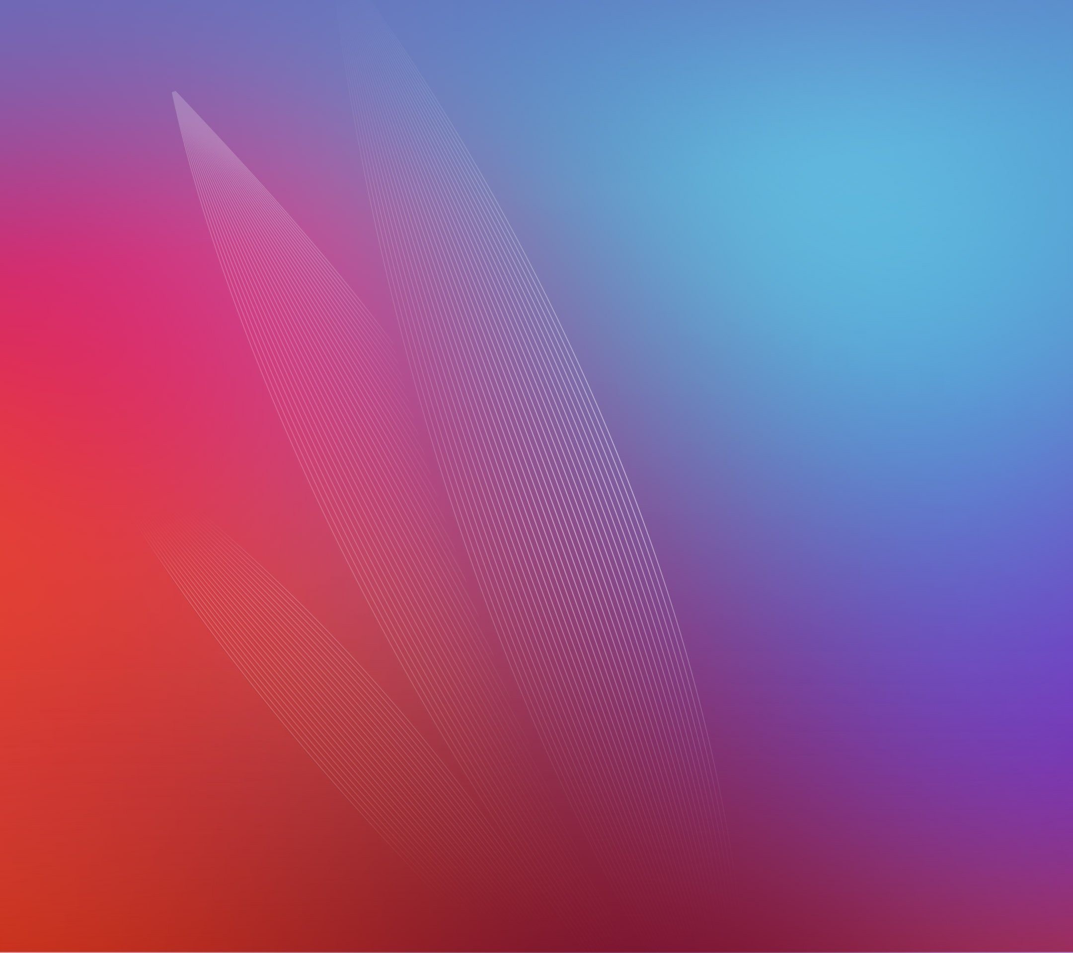 Sfumatura, Rosso e blu, Arte astratta, sfondo Huawei