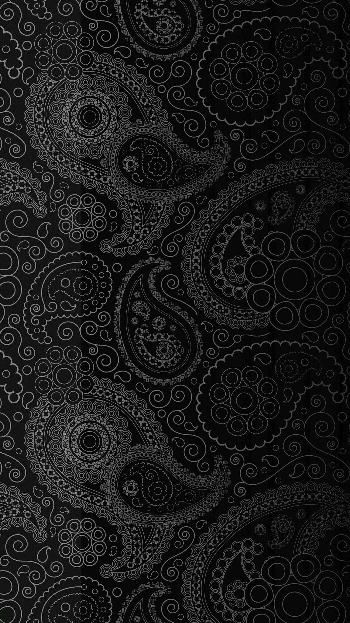 Motivo paisley, Grigio, Texture, Ornamenti, schermata Home dello smartphone