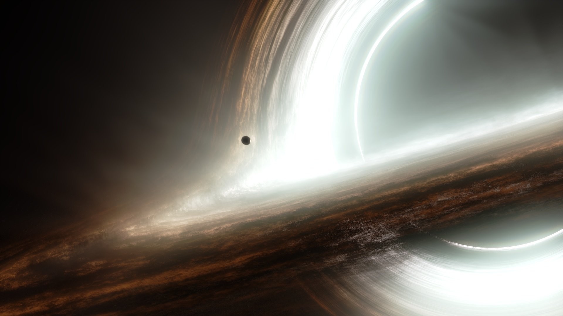 Interstellar, Gargantua, Buco nero, Disco di accrescimento, Full HD, sfondo per PC