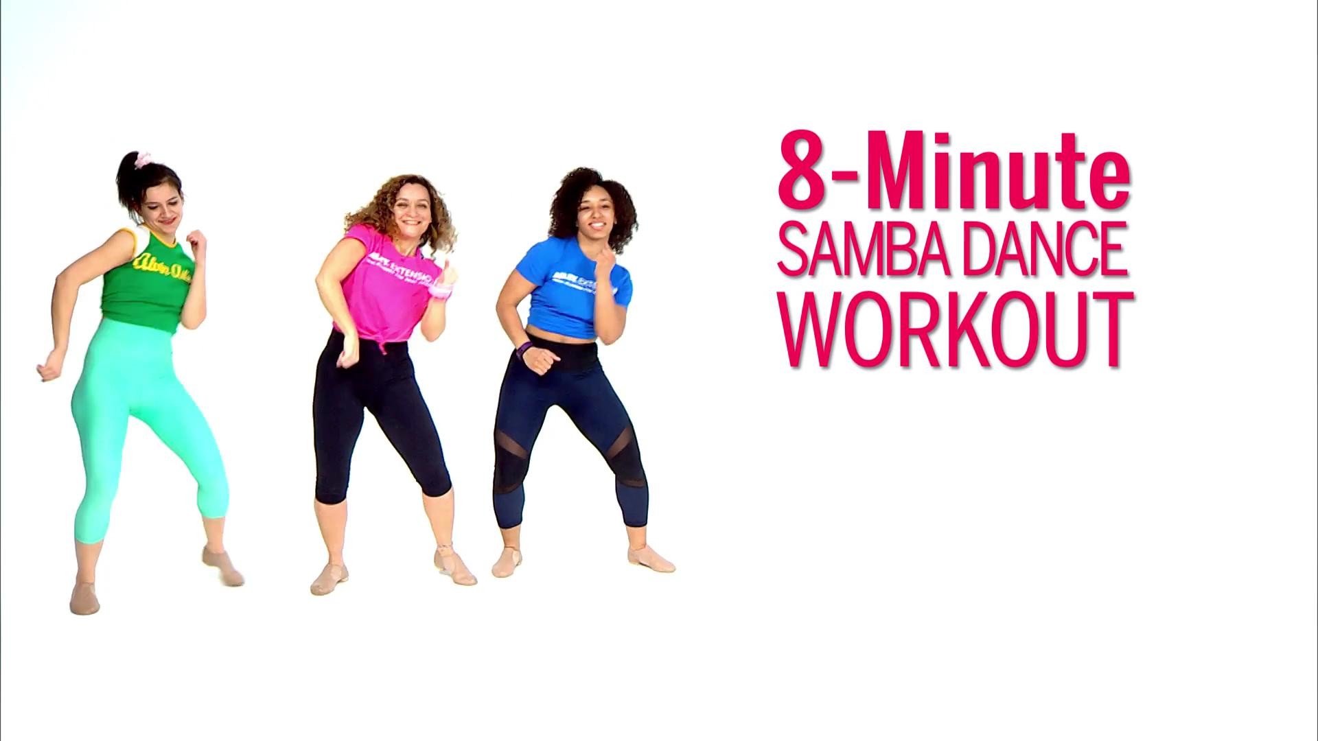 8-Minute Samba Dance Workout, Samba, Ballerine, Fitness, 1920x1080, sfondo per PC
