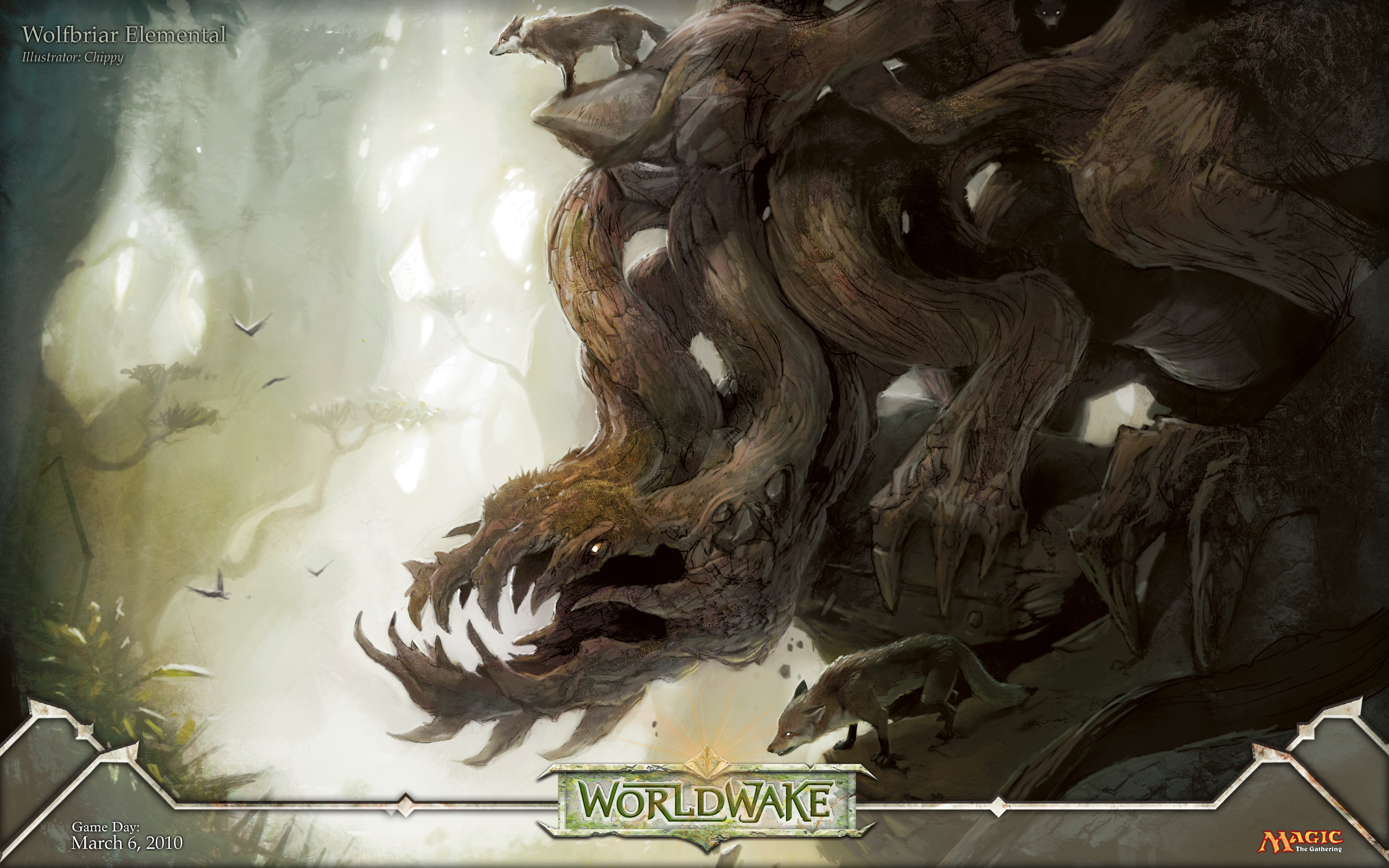 Worldwake, Magic: The Gathering, Creatura, Fauci, 2K, wallpaper desktop