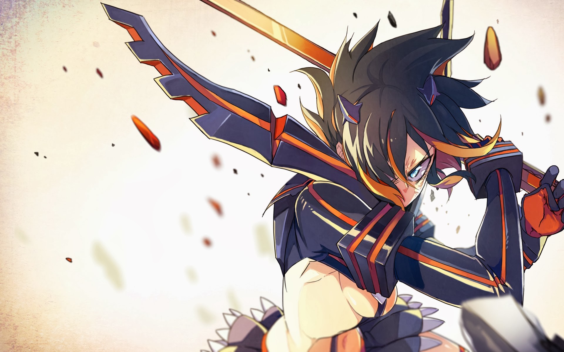 Ryuko Matoi, Kill la Kill, Senketsu, Forbice-spada, Azione, Full HD, wallpaper per portatile