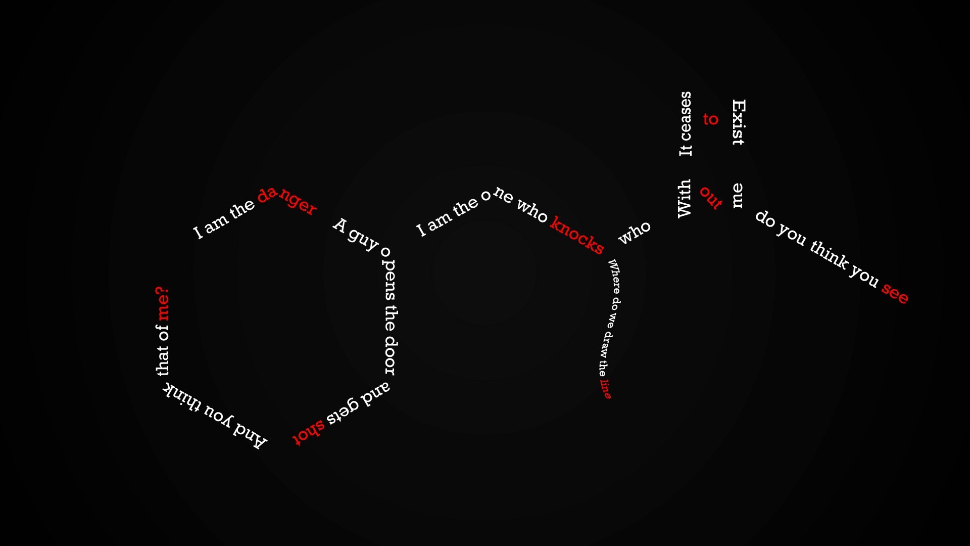 Breaking Bad, Citazioni, Tipografia, Sfondo nero, 16:9 Full HD, wallpaper widescreen