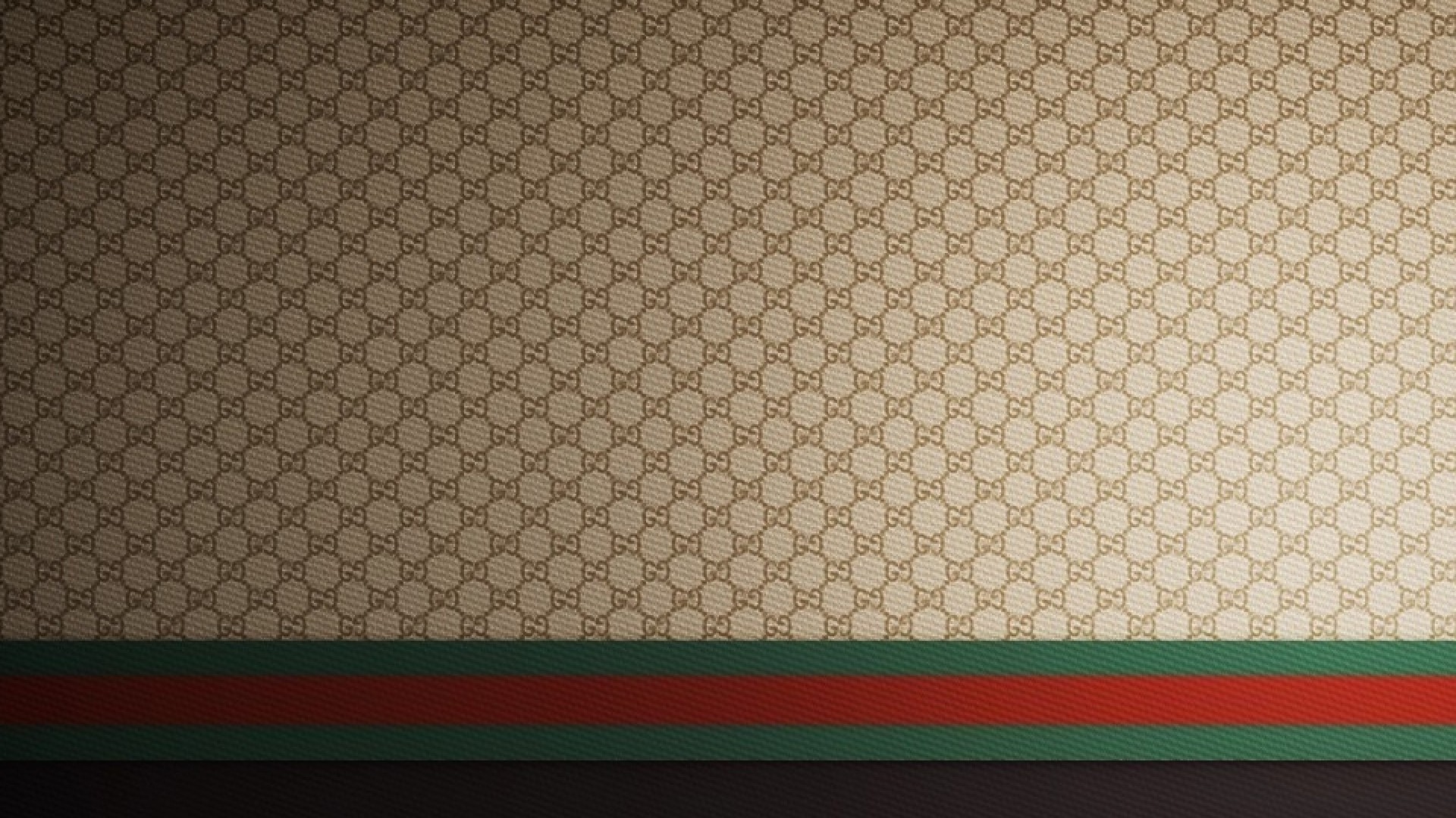 Gucci, Monogramma GG, Banda web, Beige, 16:9 Full HD, wallpaper widescreen
