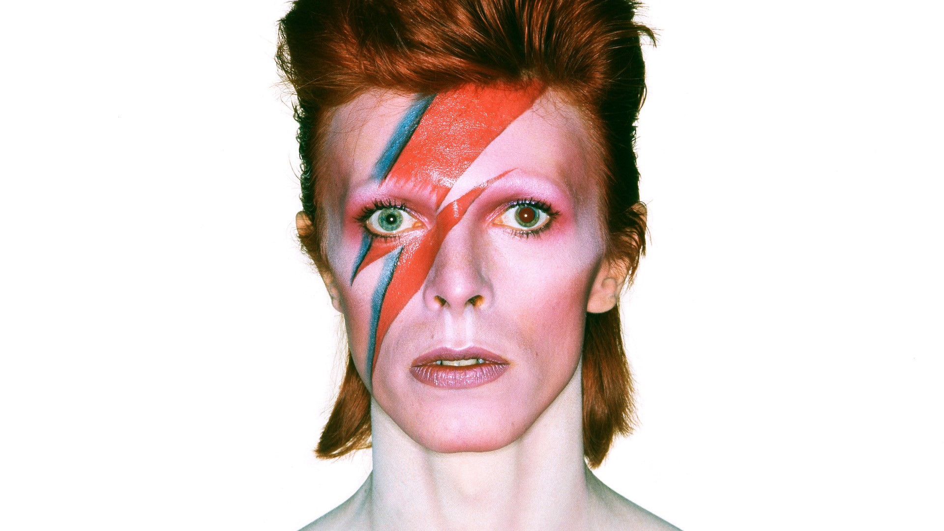 David Bowie, Aladdin Sane, Saetta, Ziggy Stardust, Sfondo bianco, wallpaper per portatile