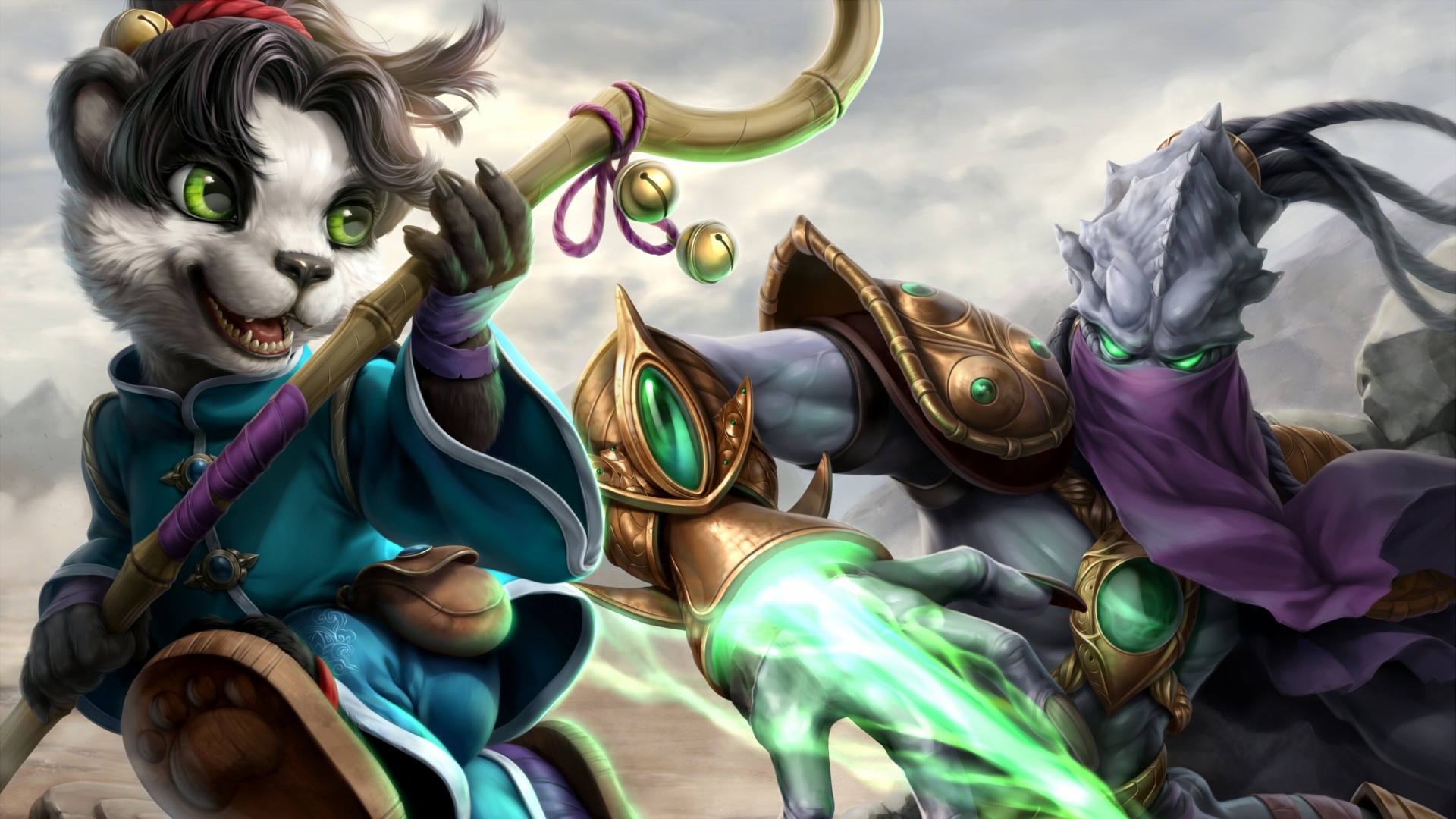 Li Li, Heroes of the Storm, Zeratul, Pandaren, Blizzard, Full HD, sfondo per portatile
