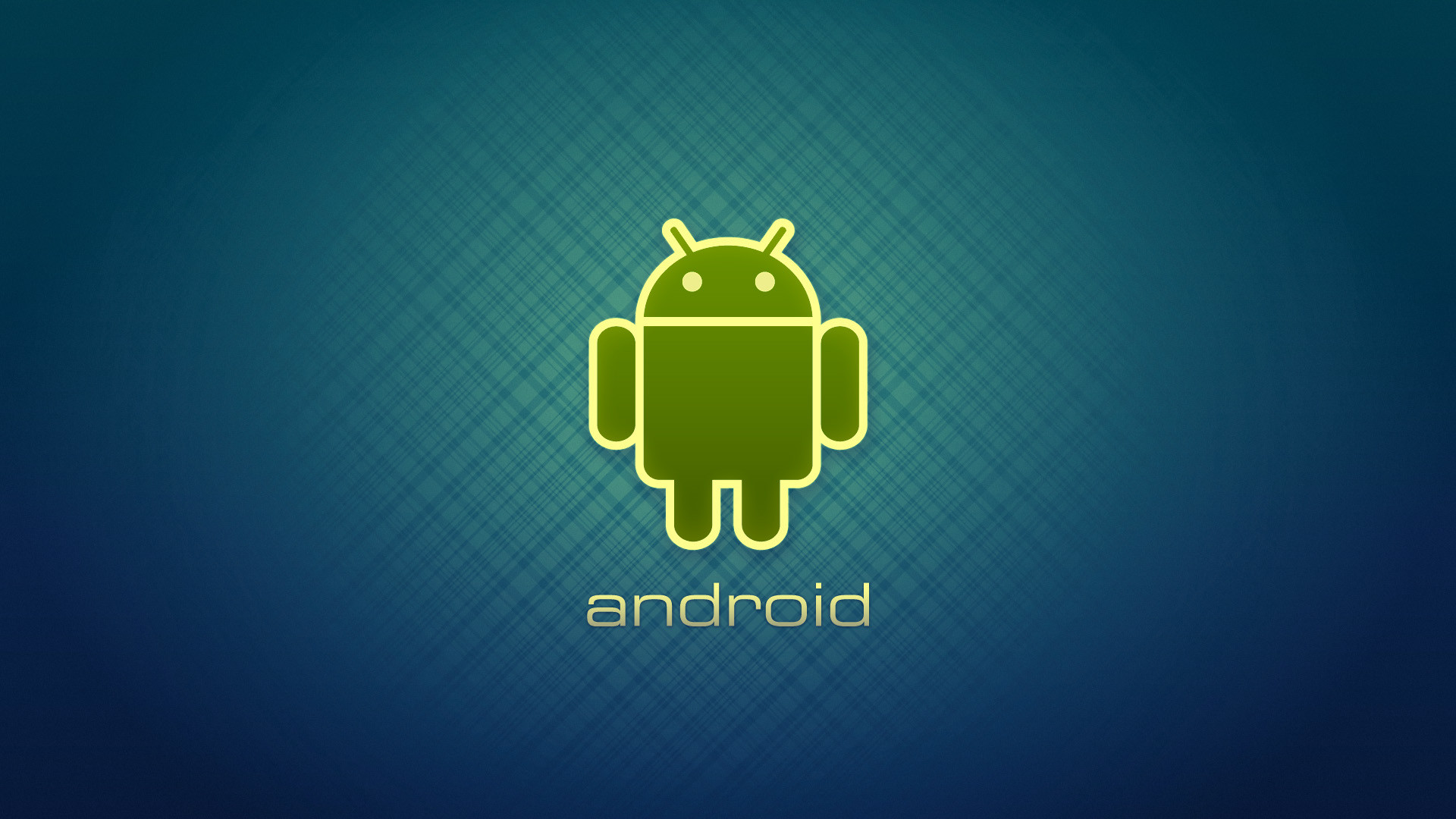 Bugdroid, Logo Android, Android, Verde acqua, 1920x1080, sfondo per PC