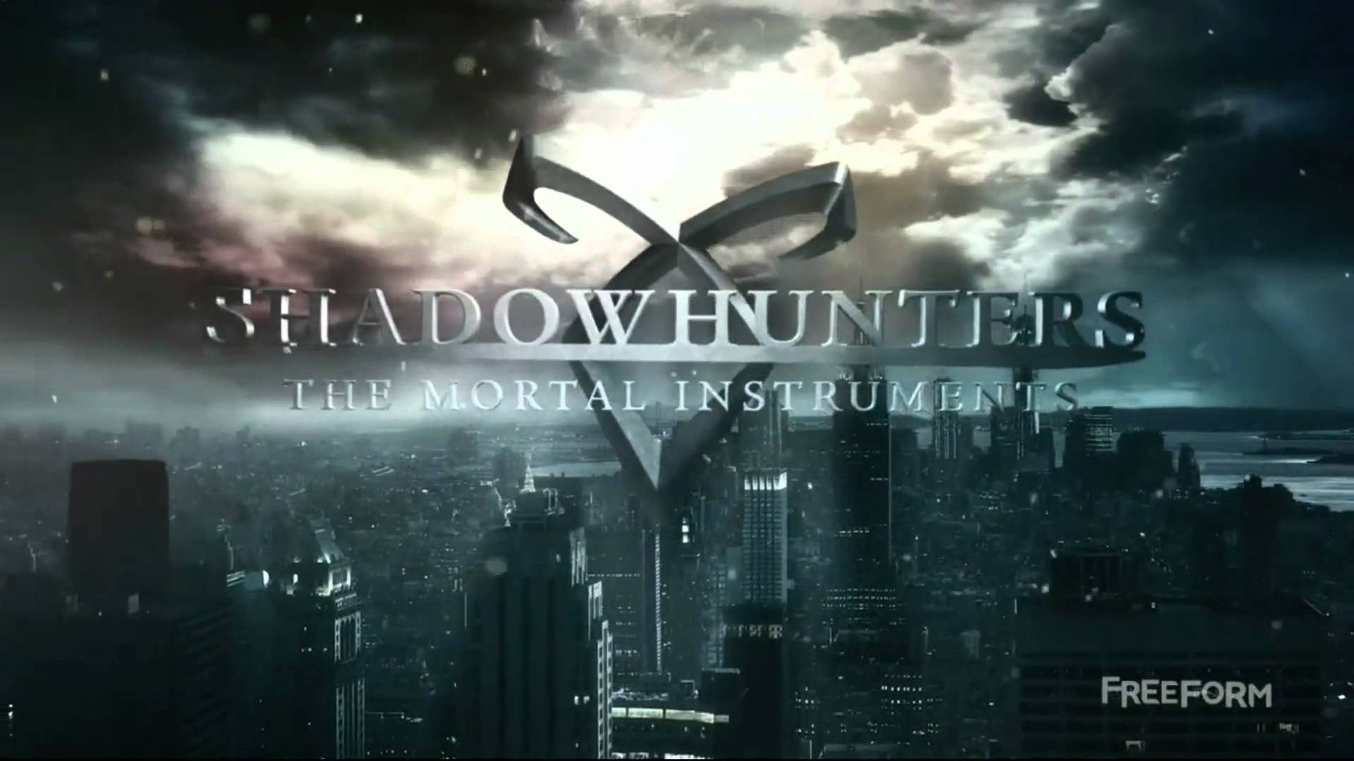 Shadowhunters, Shadowhunters: The Mortal Instruments, Logo, Freeform, New York, Nuvole, wallpaper desktop
