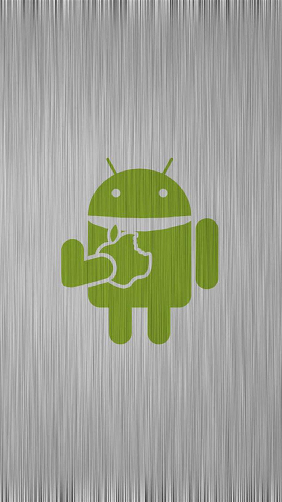 Android, Puzzle, Metallo spazzolato, Verde, Full HD, schermata di blocco del cellulare