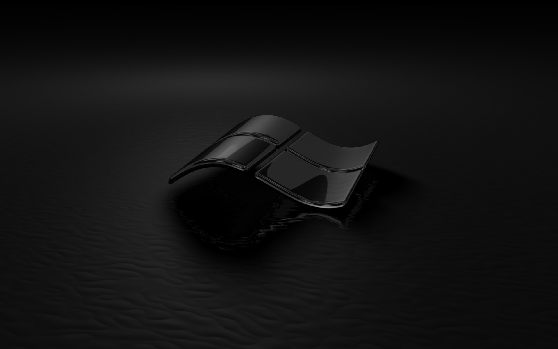 Windows 7, Logo Windows, Sfondo nero, 3D, Full HD, wallpaper desktop