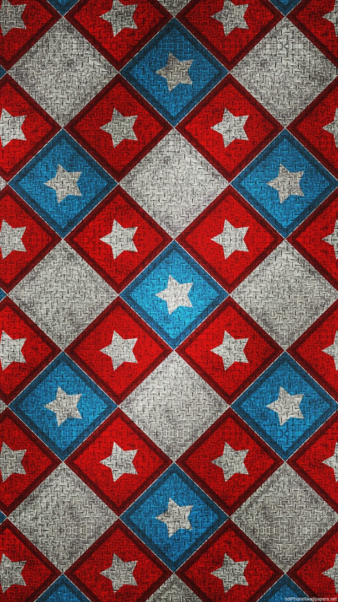 Stelle, Motivo, Rosso, Blu, sfondo schermata di blocco iPhone 6