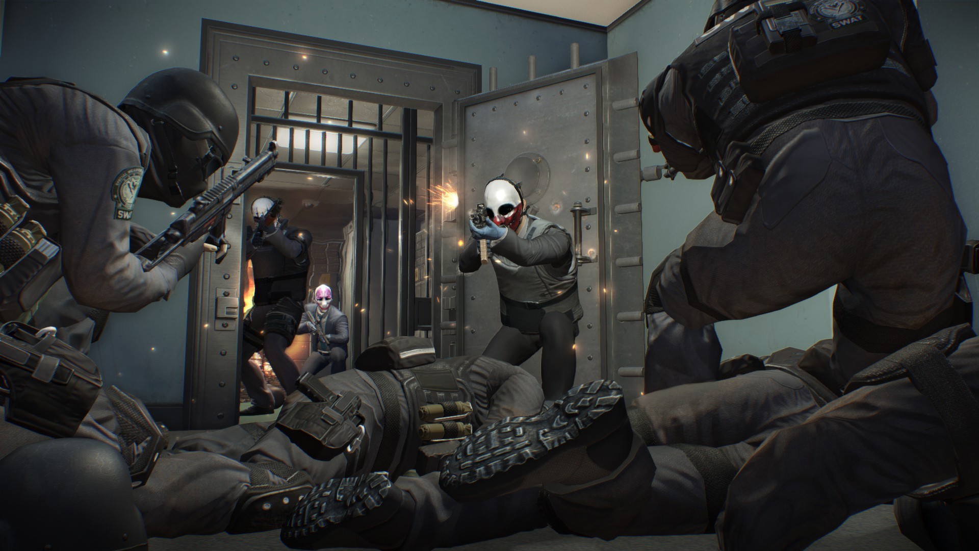 Payday 2, Caveau, Colpo, SWAT, 1920x1080, sfondo per PC