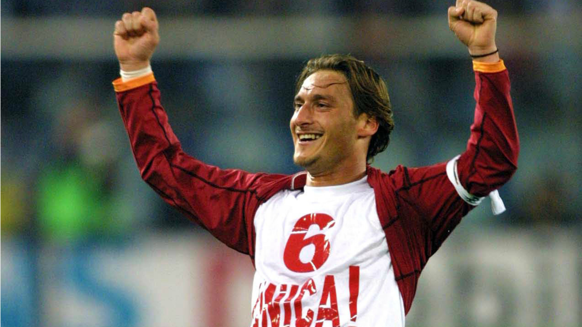 Francesco Totti, Vi ho purgato ancora, AS Roma, Derby, Esultanza, sfondo desktop Full HD