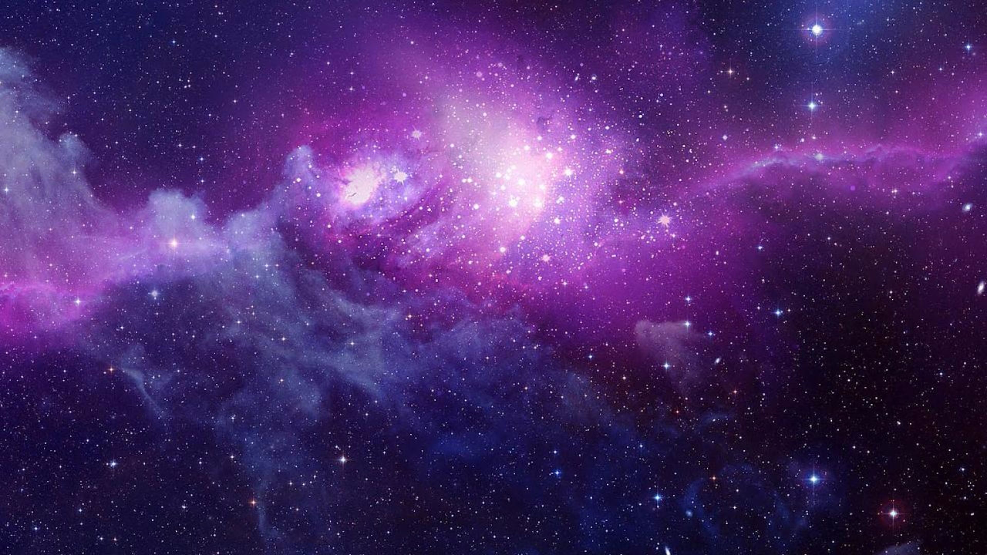 Nebulosa, Stelle, Viola, Spazio profondo, 4K, sfondo per portatile
