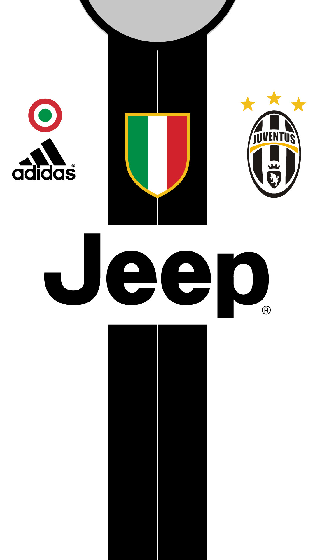 Juventus, Maglia bianconera, Jeep, Adidas, Full HD, sfondo verticale per cellulare