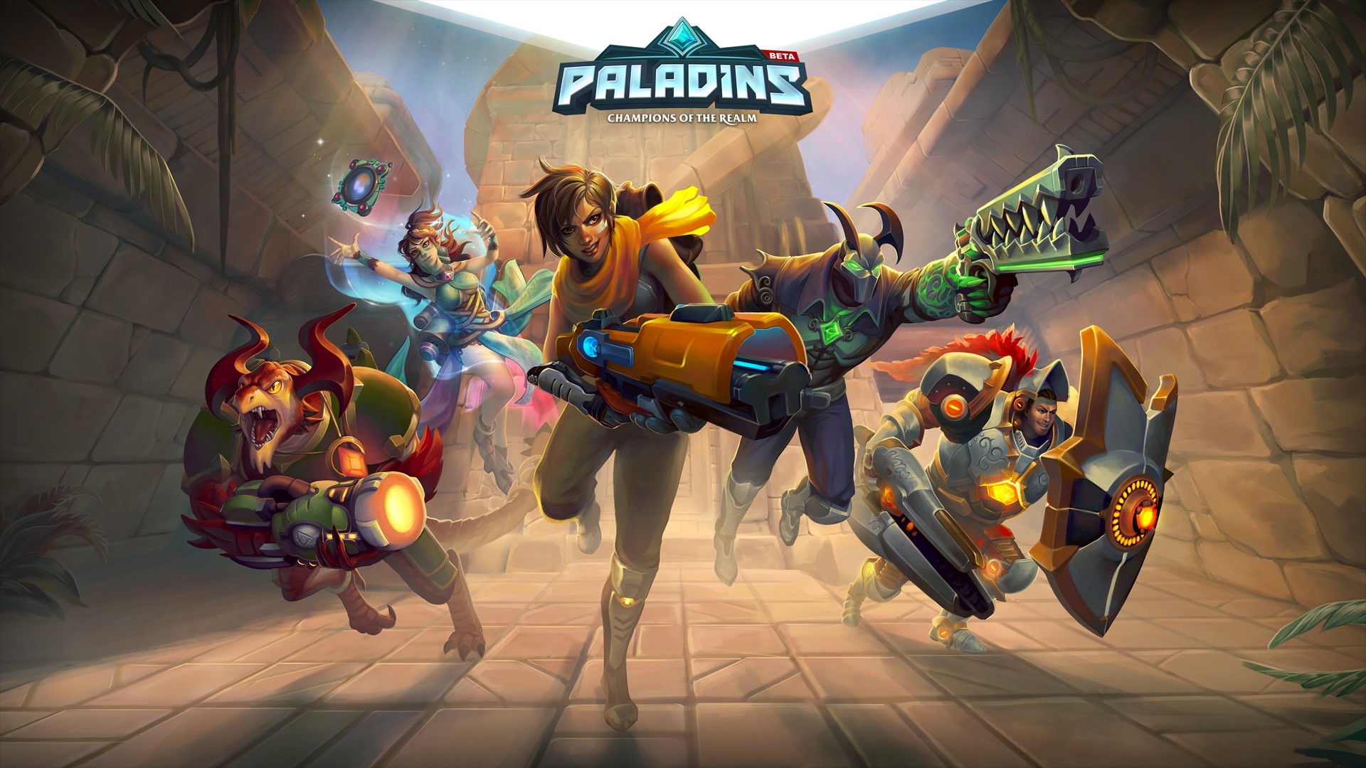Paladins: Champions of the Realm, Campioni, Logo, Videogioco, Full HD, sfondo per PC e portatile