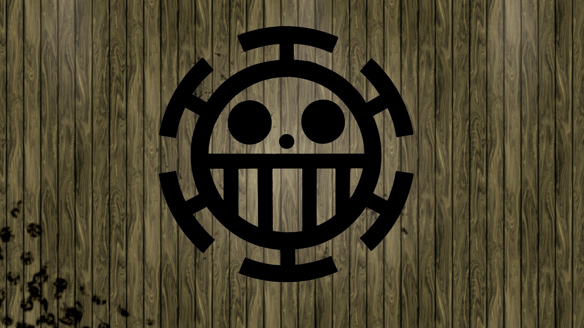 Jolly Roger dei Pirati Heart, Legno, Simbolo, 1920x1080, immagine di sfondo