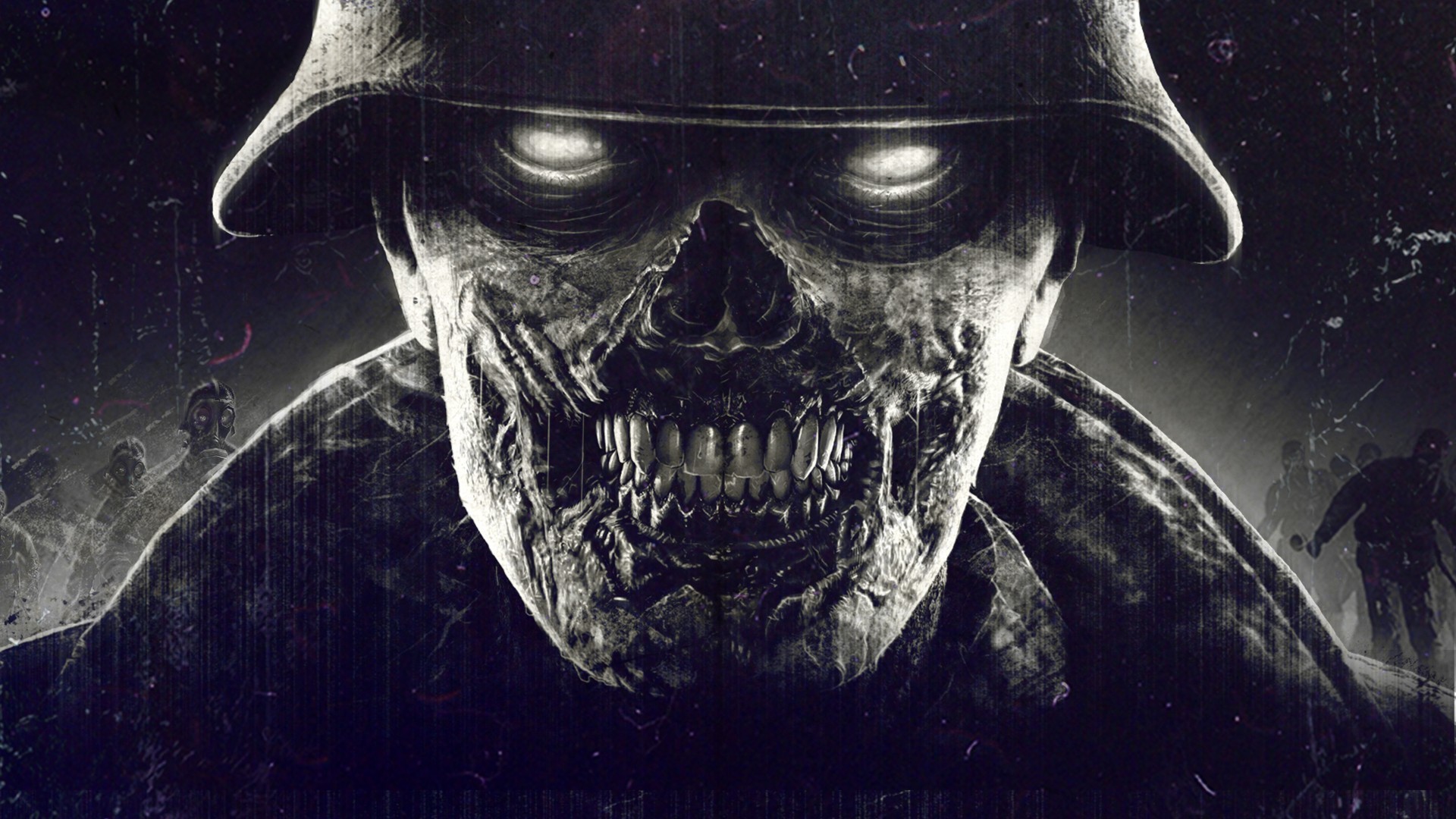 Zombie Army Trilogy, Zombie nazista, Elmetto, Horror, 1920x1080, wallpaper desktop