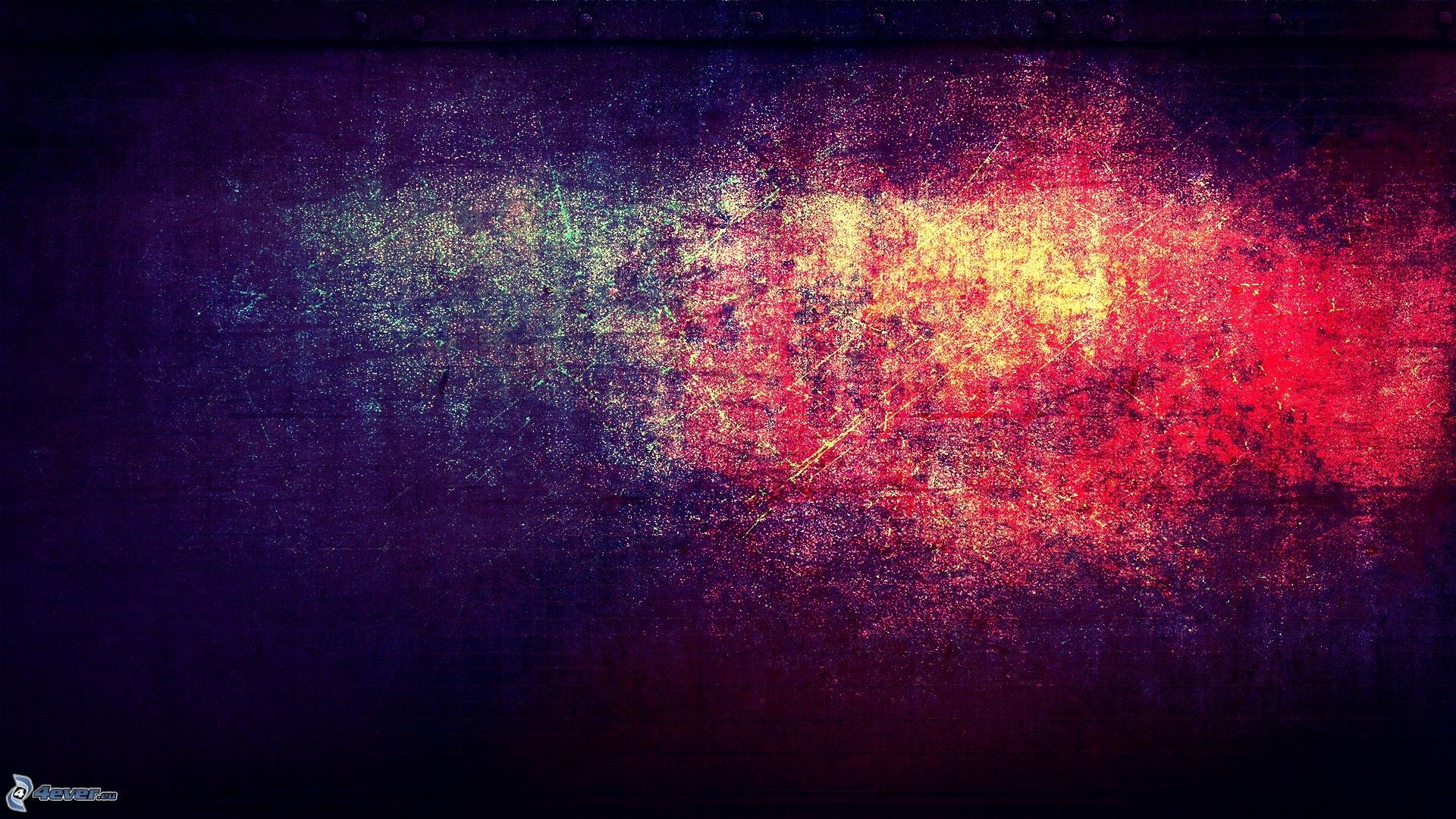 Texture grunge, Viola, Rosso, Sfondo scuro, 1920x1080, wallpaper desktop