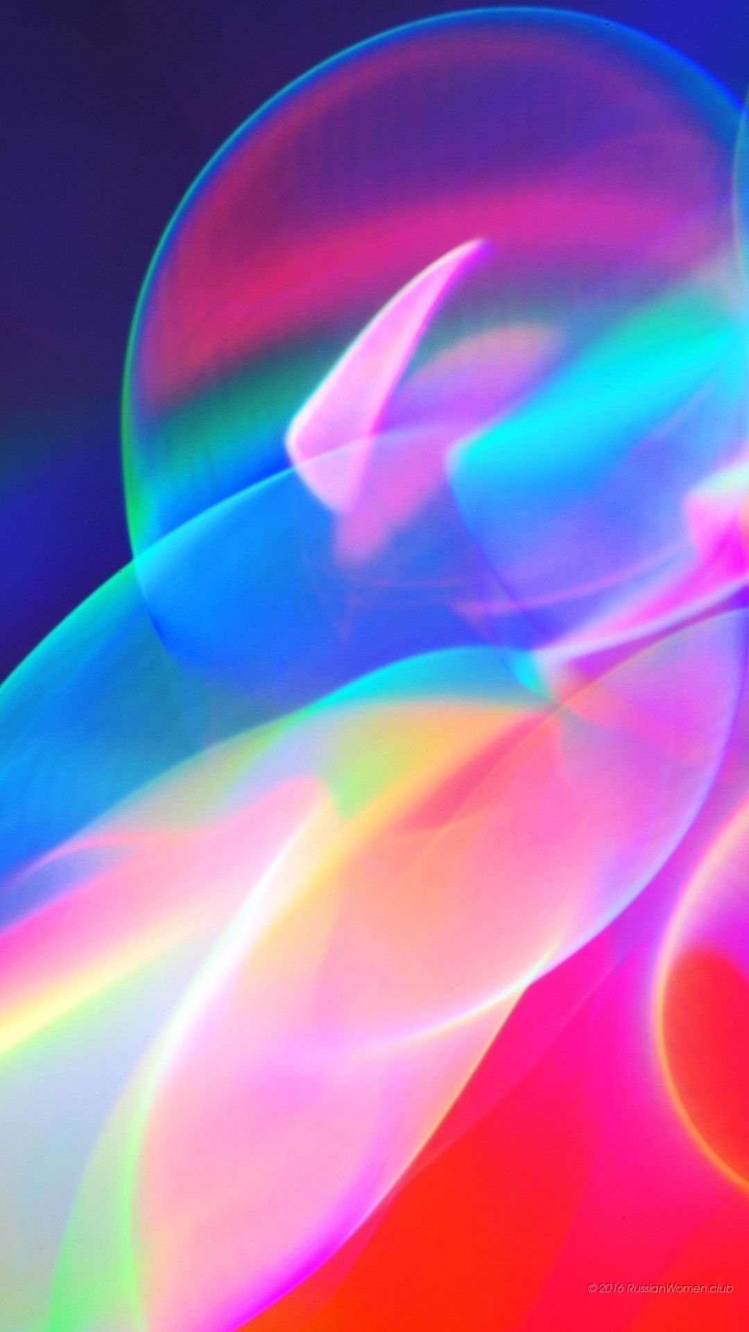 Astratto, Bolle, Blu, Rosa, 1080x1920, schermata di blocco iPhone