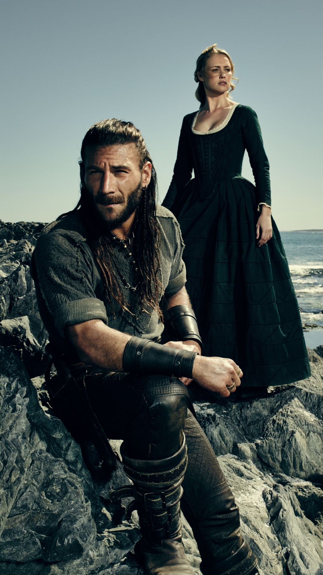 Charles Vane, Zach McGowan, Eleanor Guthrie, Hannah New, Black Sails, sfondo schermata Home