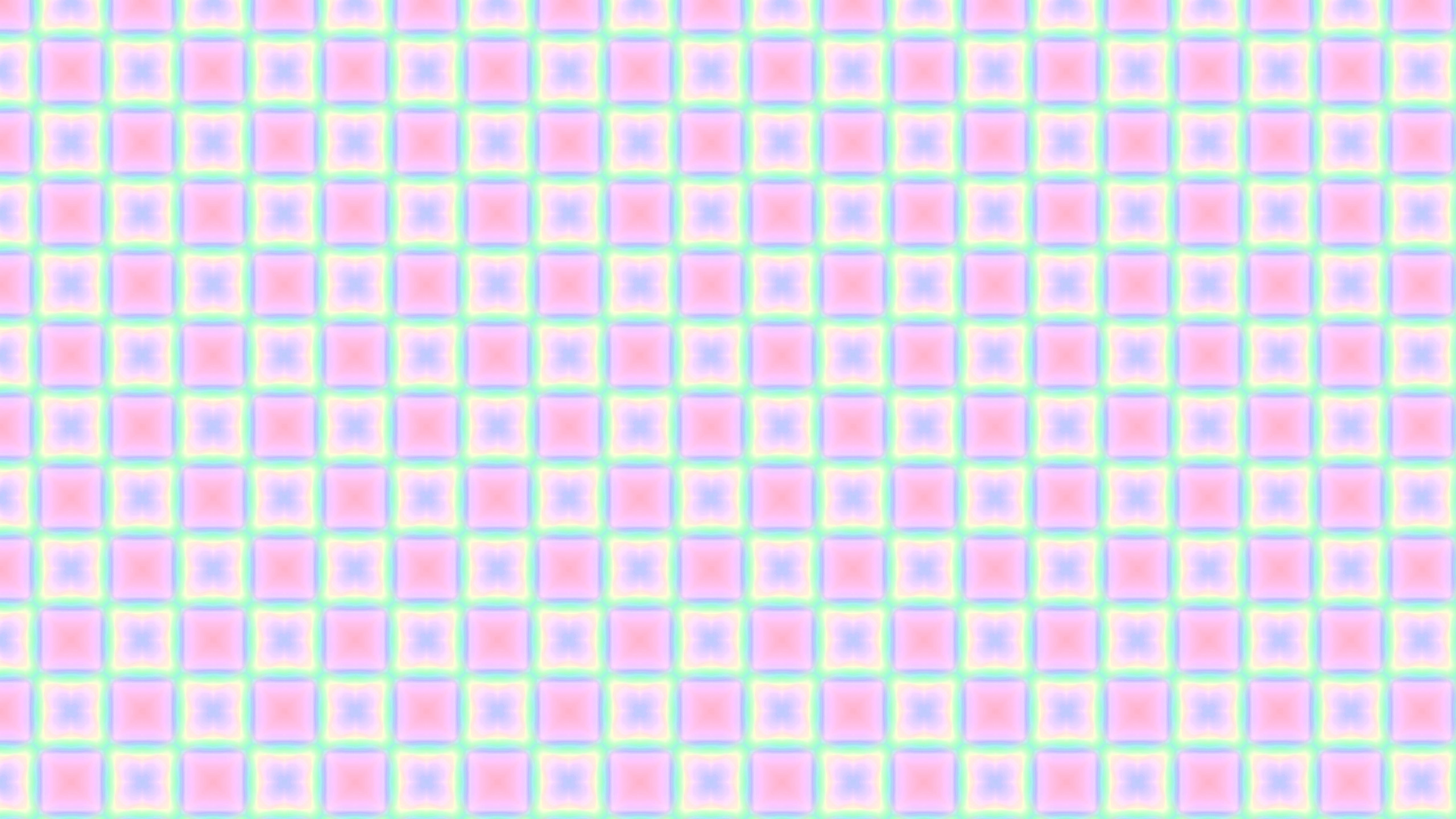 Quadretti, Motivo, Rosa, Azzurro, 2K 1440p, sfondo desktop