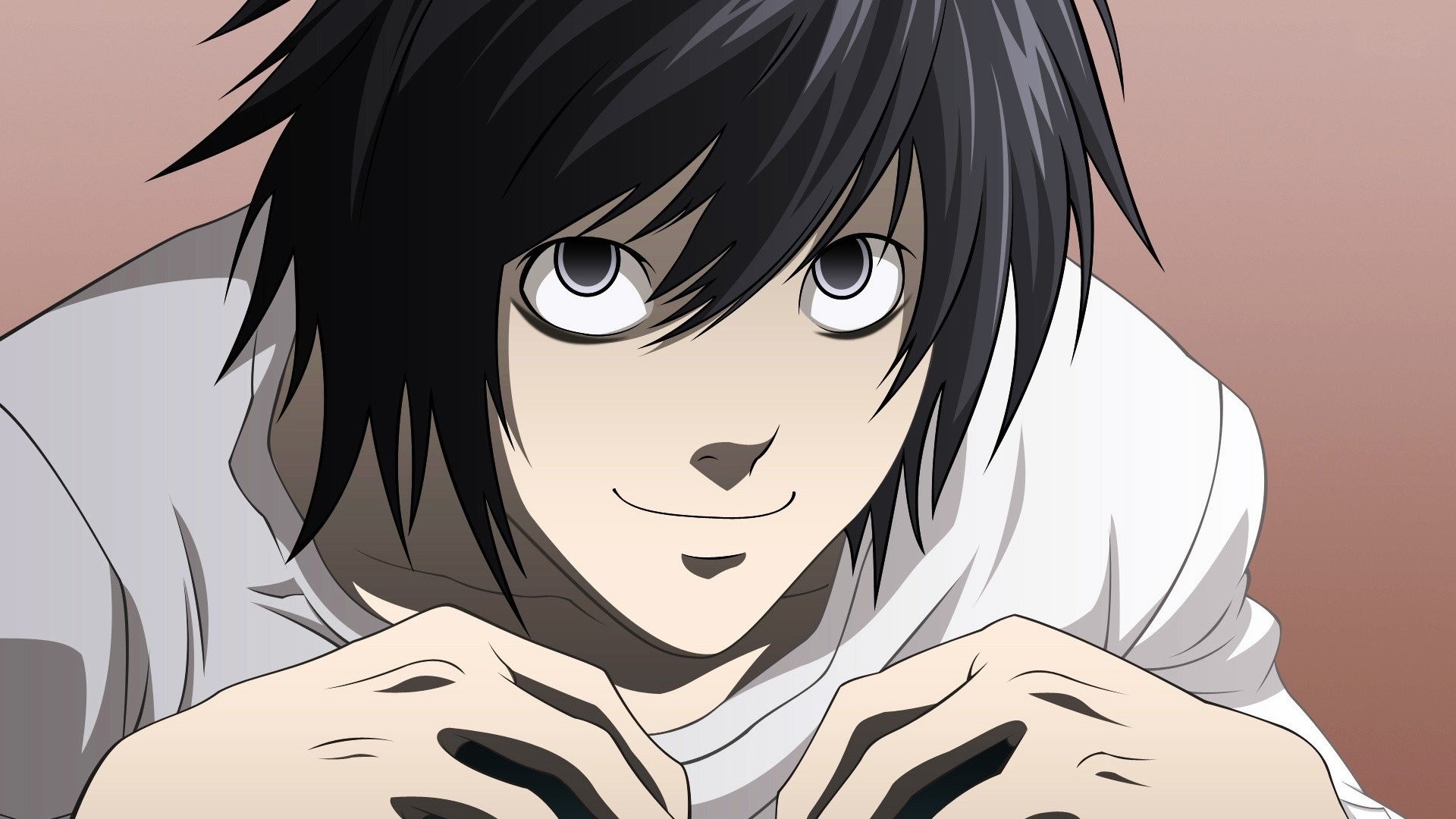 L Lawliet, Death Note, Primo piano, Anime, 16:9 Full HD, sfondo widescreen