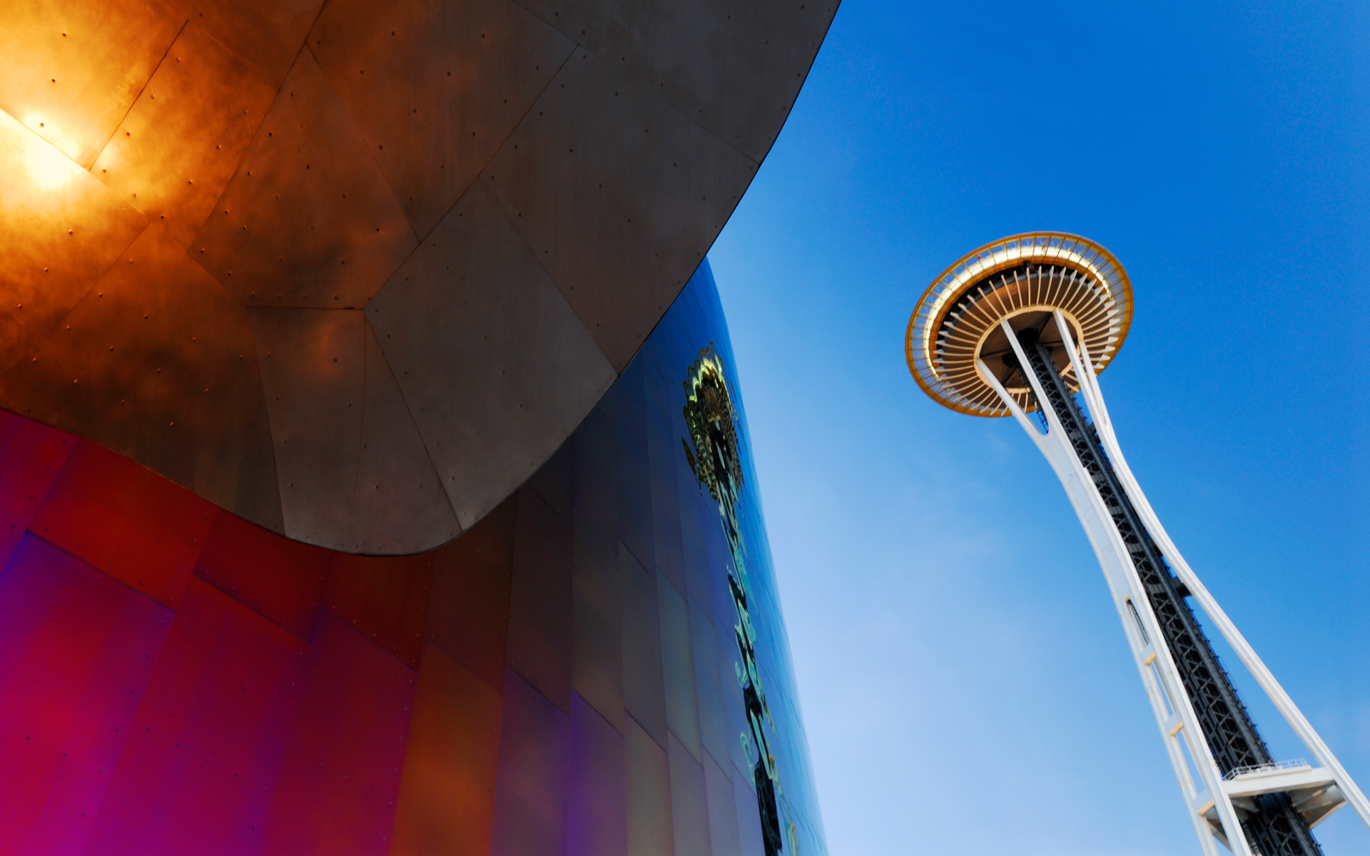 Space Needle, Seattle, Architettura, sfondo per Windows