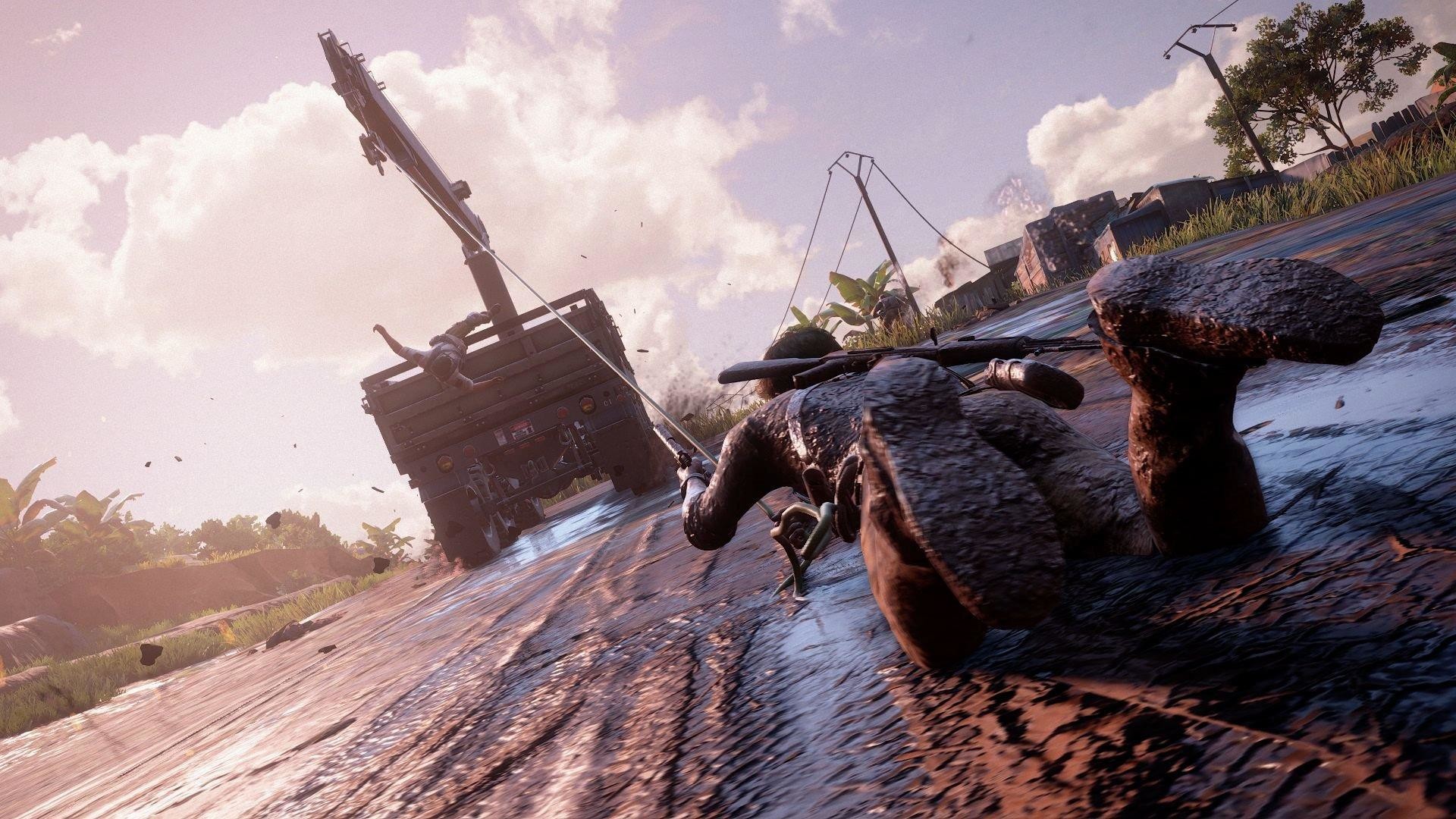 Nathan Drake, Uncharted 4, Relitto, Fango, Full HD, sfondo per PC