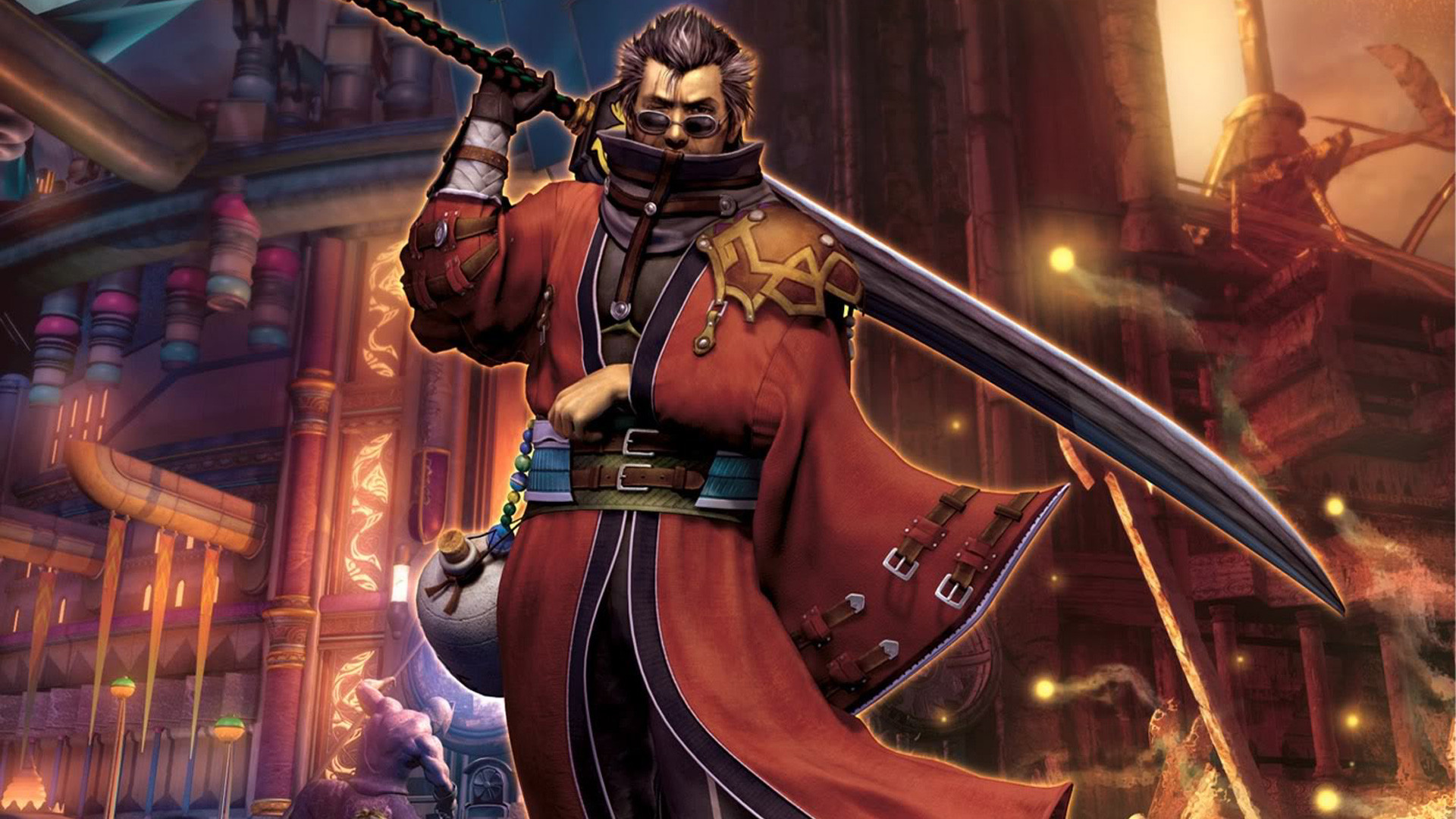 Auron, Final Fantasy X, Spada, Zanarkand, Full HD, sfondo per PC
