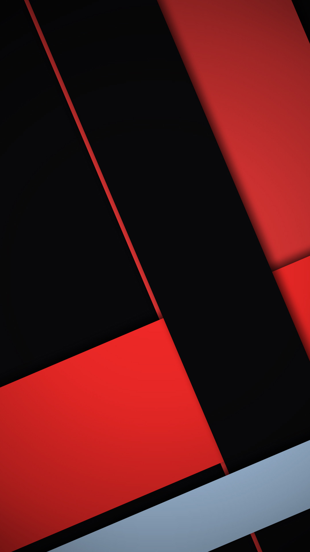 Material Design, Strisce, Rosso, Nero, Minimalista, Full HD, sfondo per smartphone