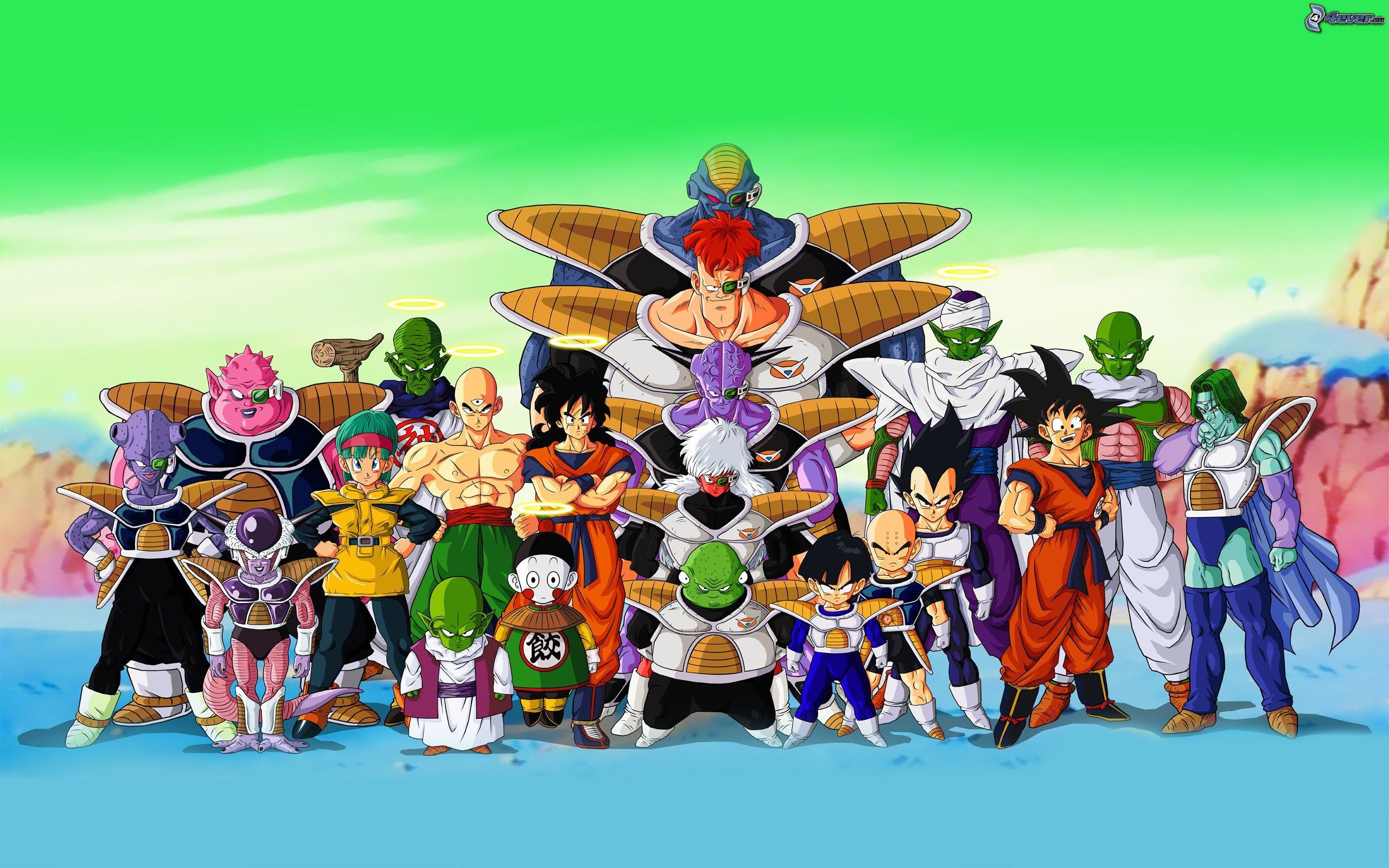 Goku, Freezer, Squadra Ginew, Dragon Ball Z, 2560x1600, immagine di sfondo
