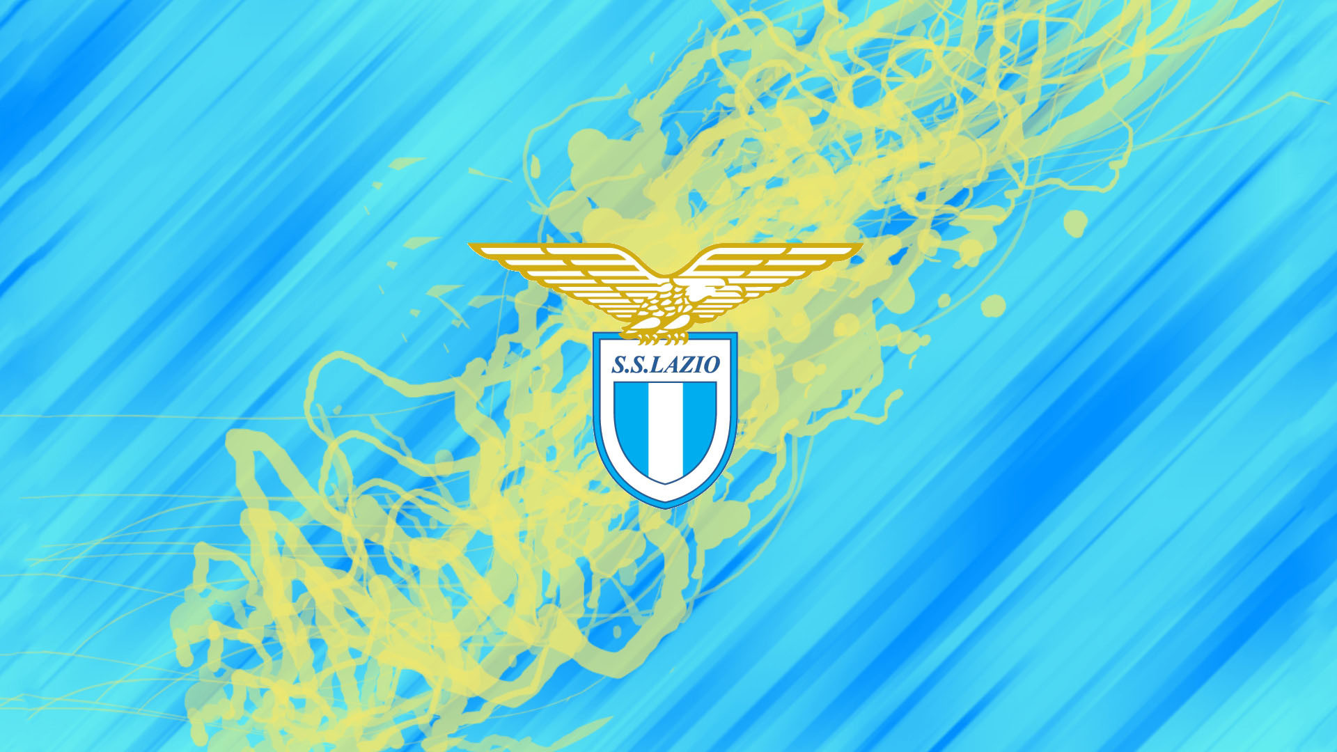 S.S. Lazio, Stemma Lazio, Biancoceleste, Calcio, Azzurro, 1920x1080, sfondo per PC