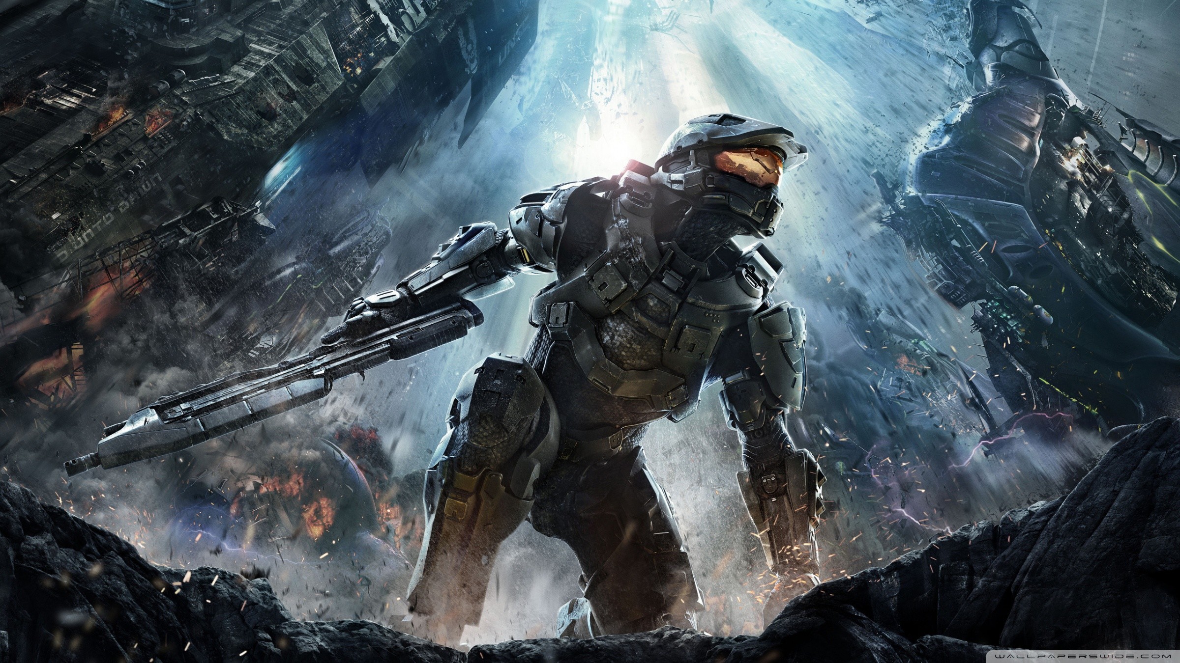 Master Chief, Halo 4, Halo, Fucile, Videogioco, Full HD, sfondo Windows 11