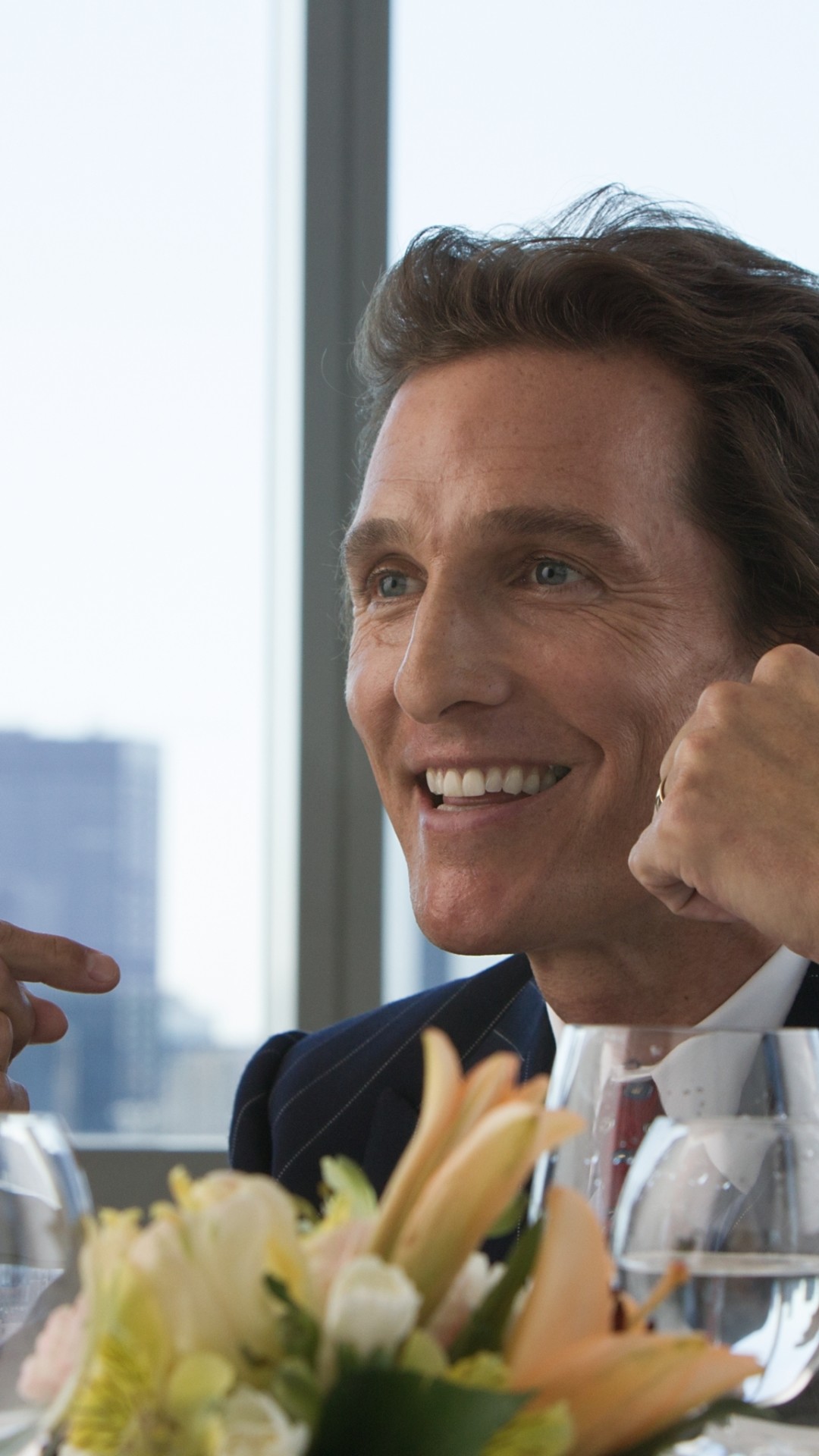 Matthew McConaughey, Mark Hanna, The Wolf of Wall Street, Ristorante, schermata di blocco smartphone